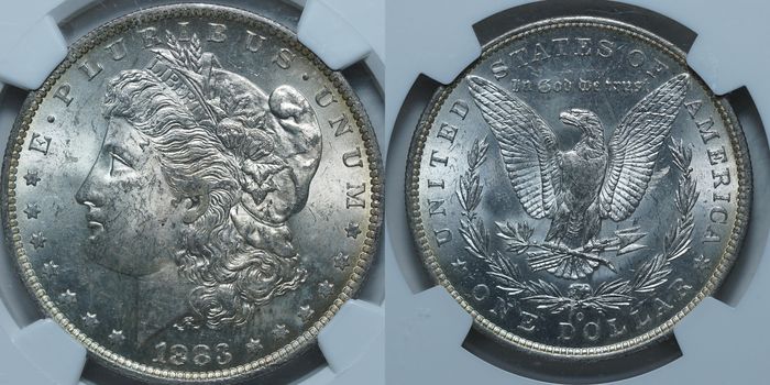 1 доллар 1883-O MS63 NGC