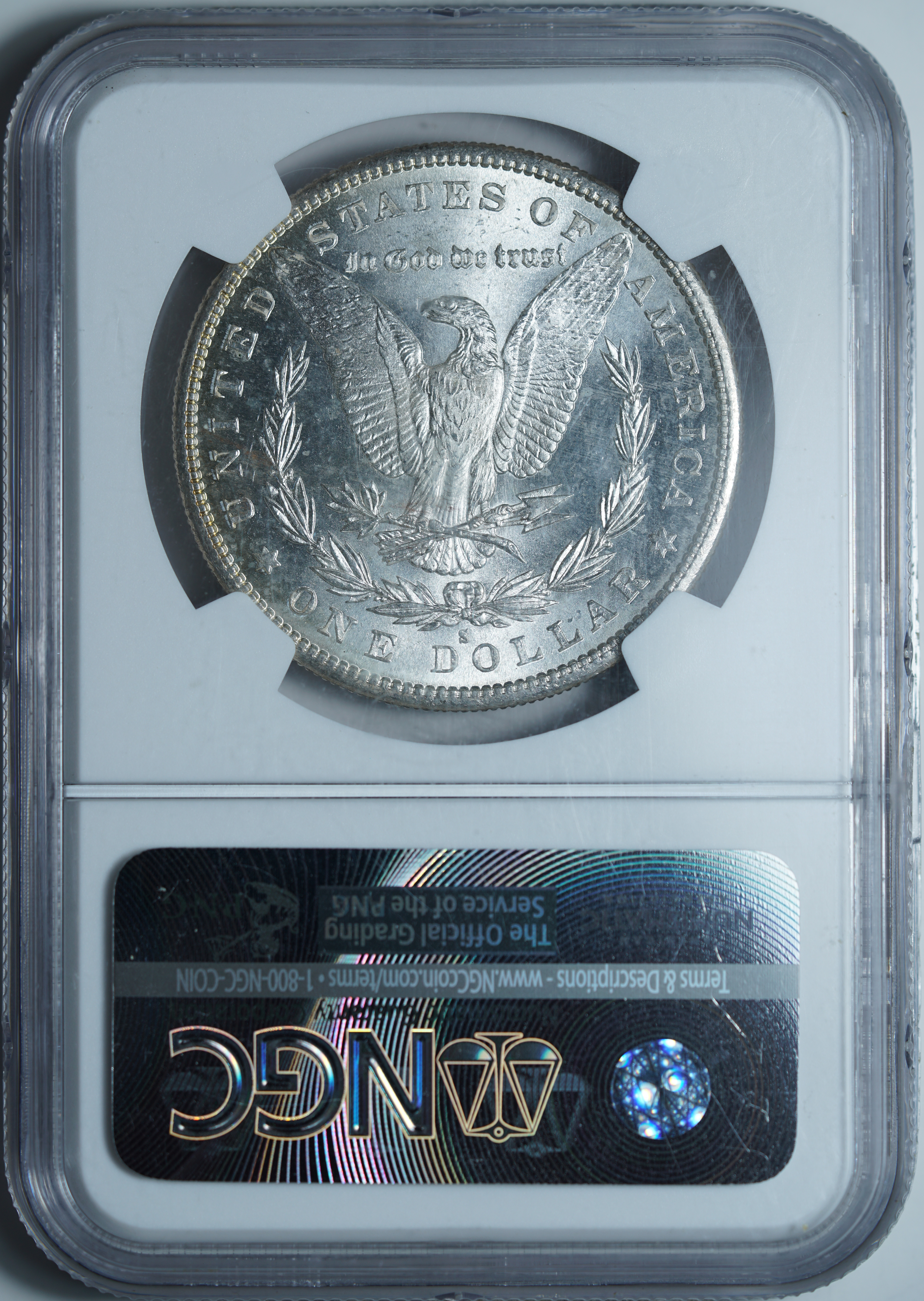 1 доллар 1881-S MS65 NGC