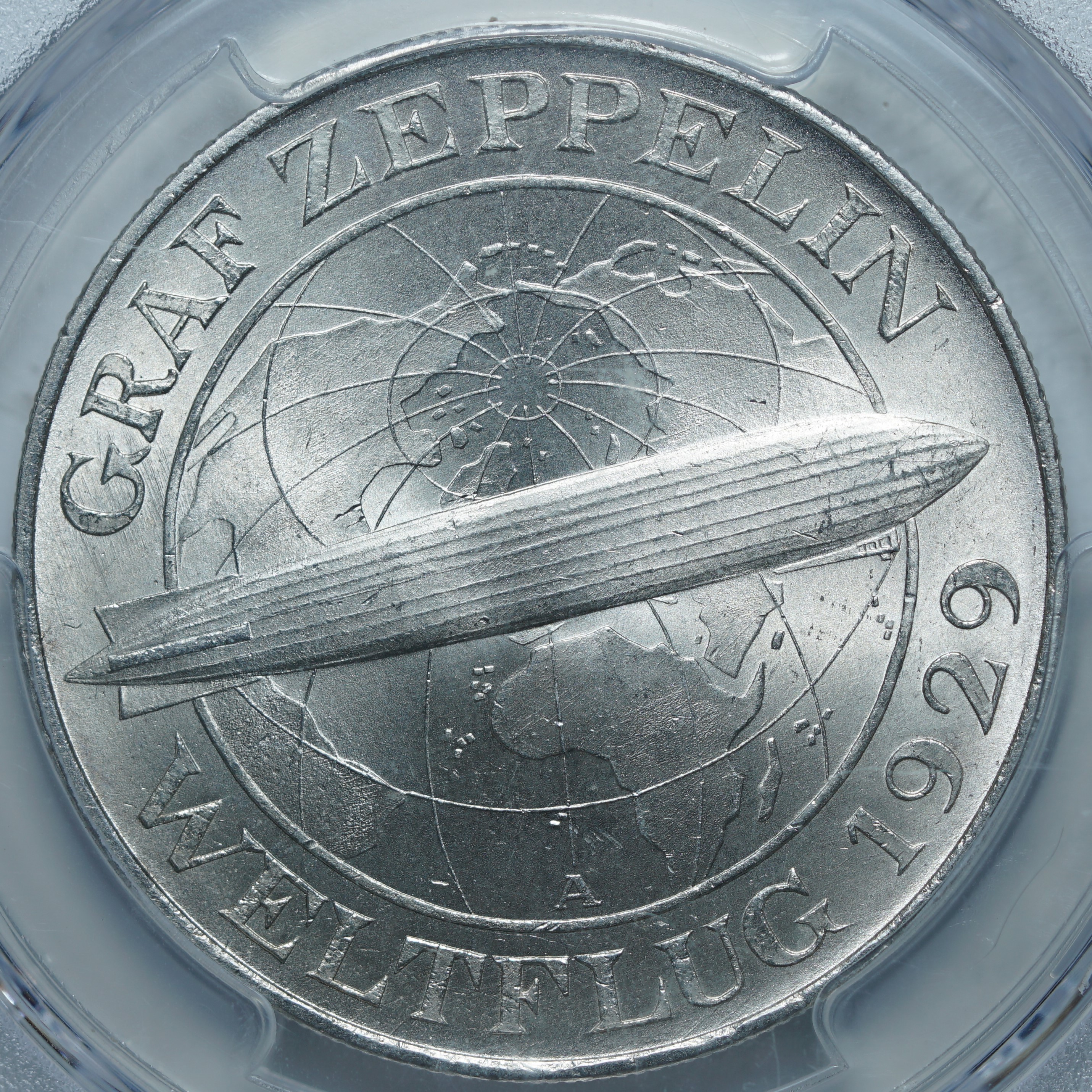 5 рейхсмарок 1930 A MS66 PCGS