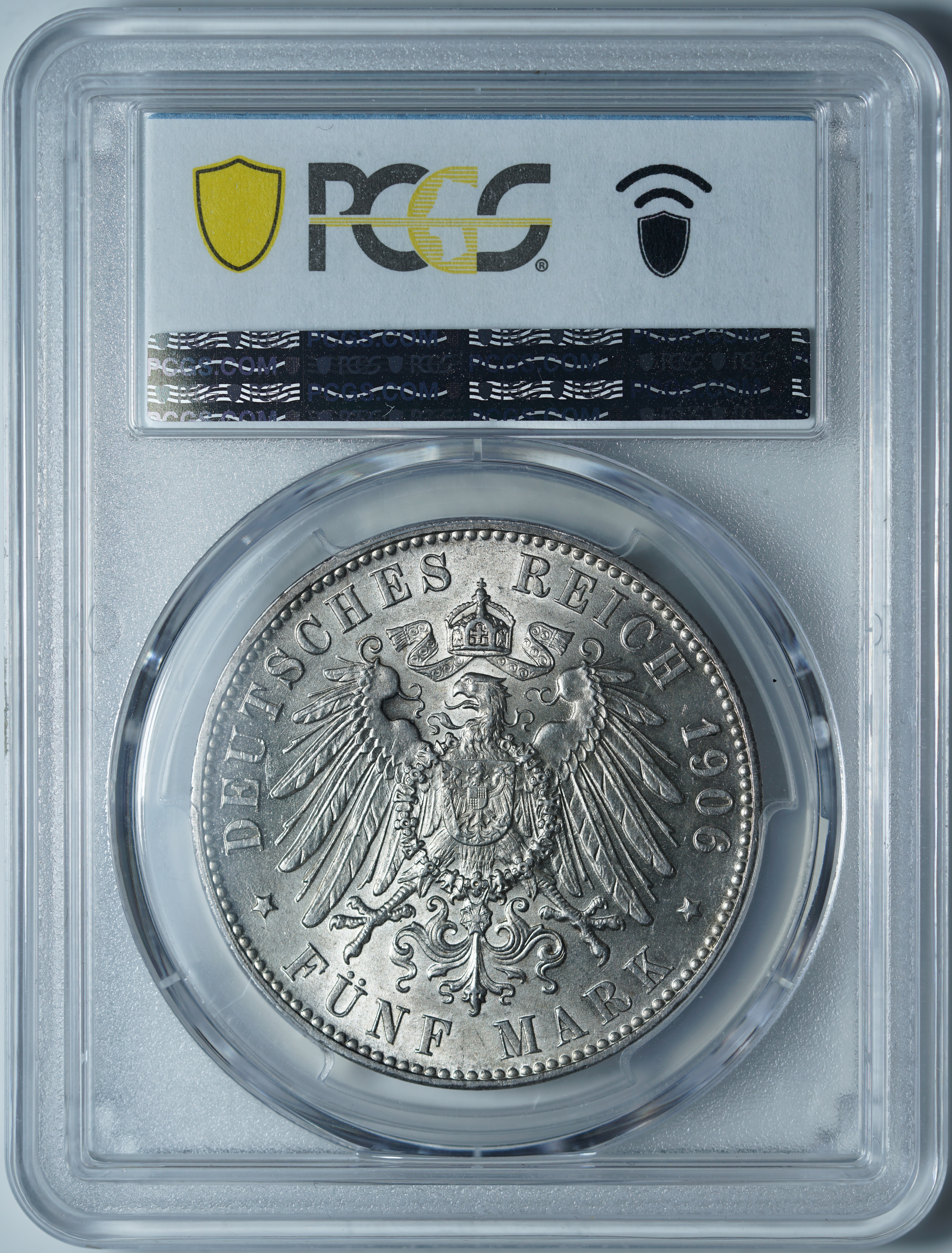 5 марок 1906 J MS66 PCGS