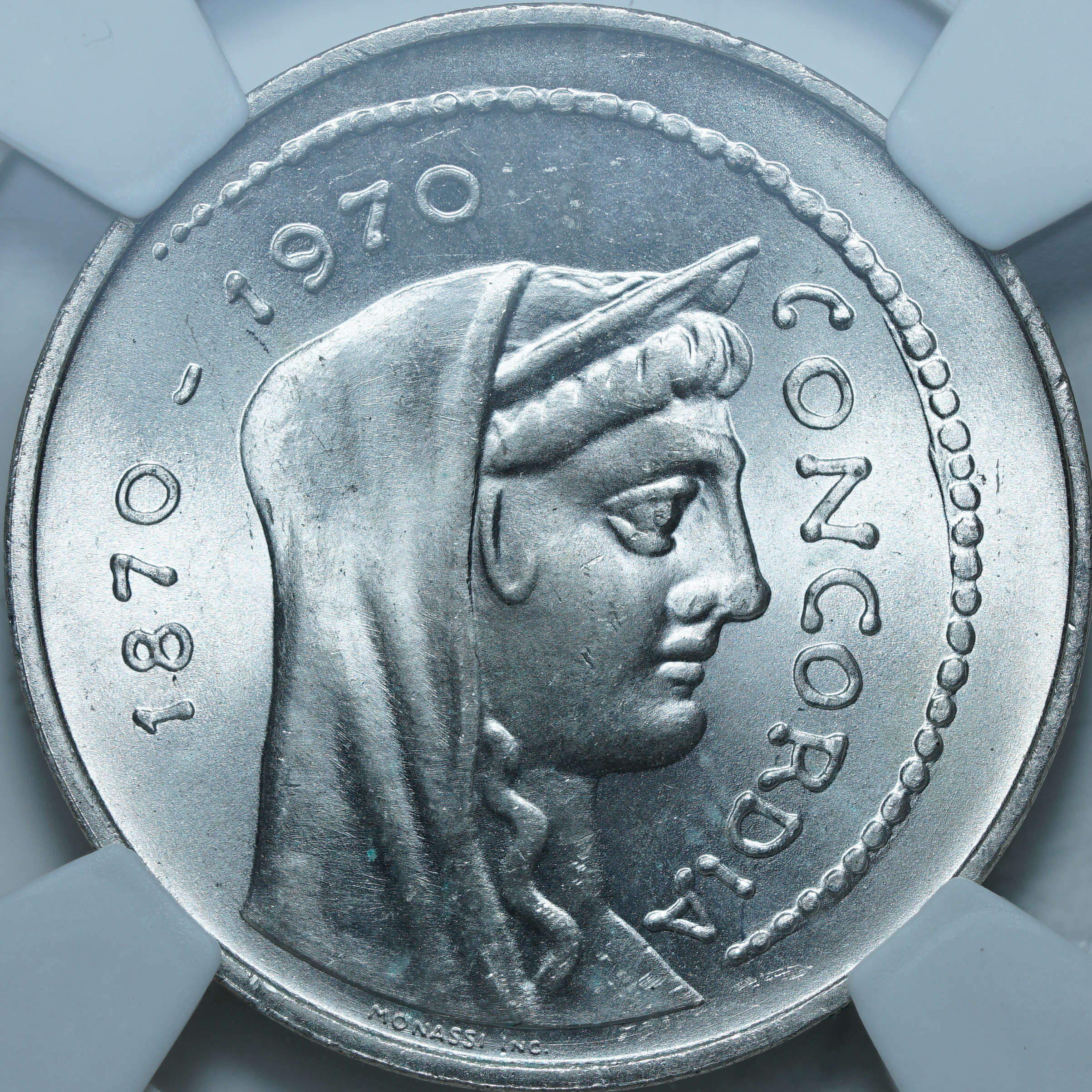 1000 лир 1970 R MS65 NCG