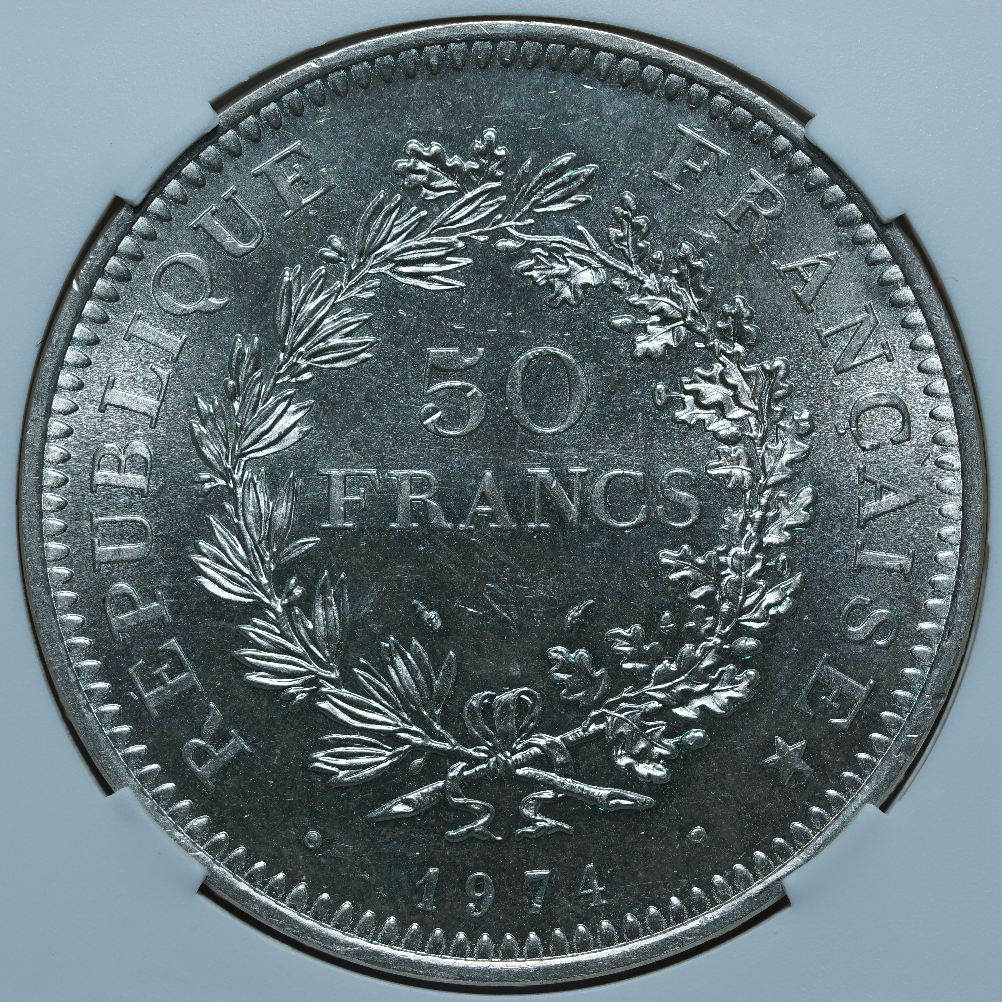 50 франков 1974 A MS64 NCG