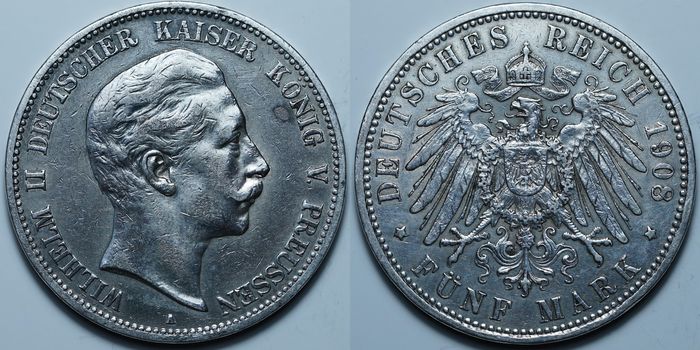 5 марок 1908 A