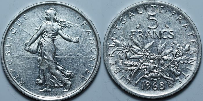 5 франков 1968