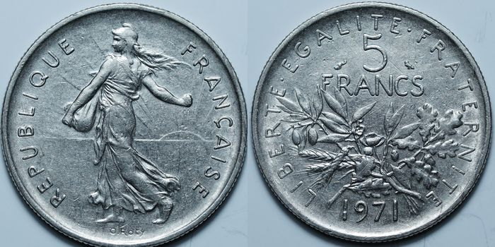 5 франков 1971