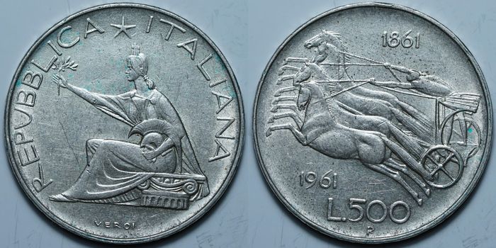 500 лир 1961 R