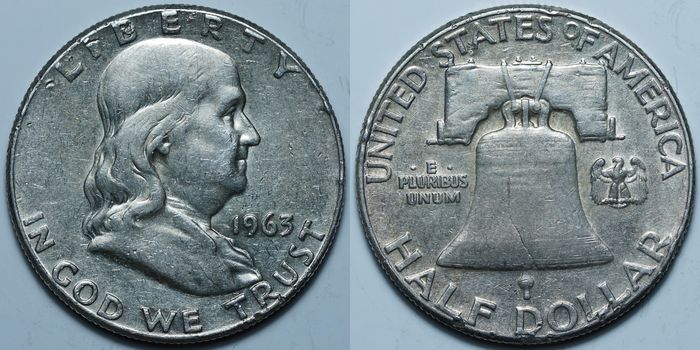 ½ доллара 1963