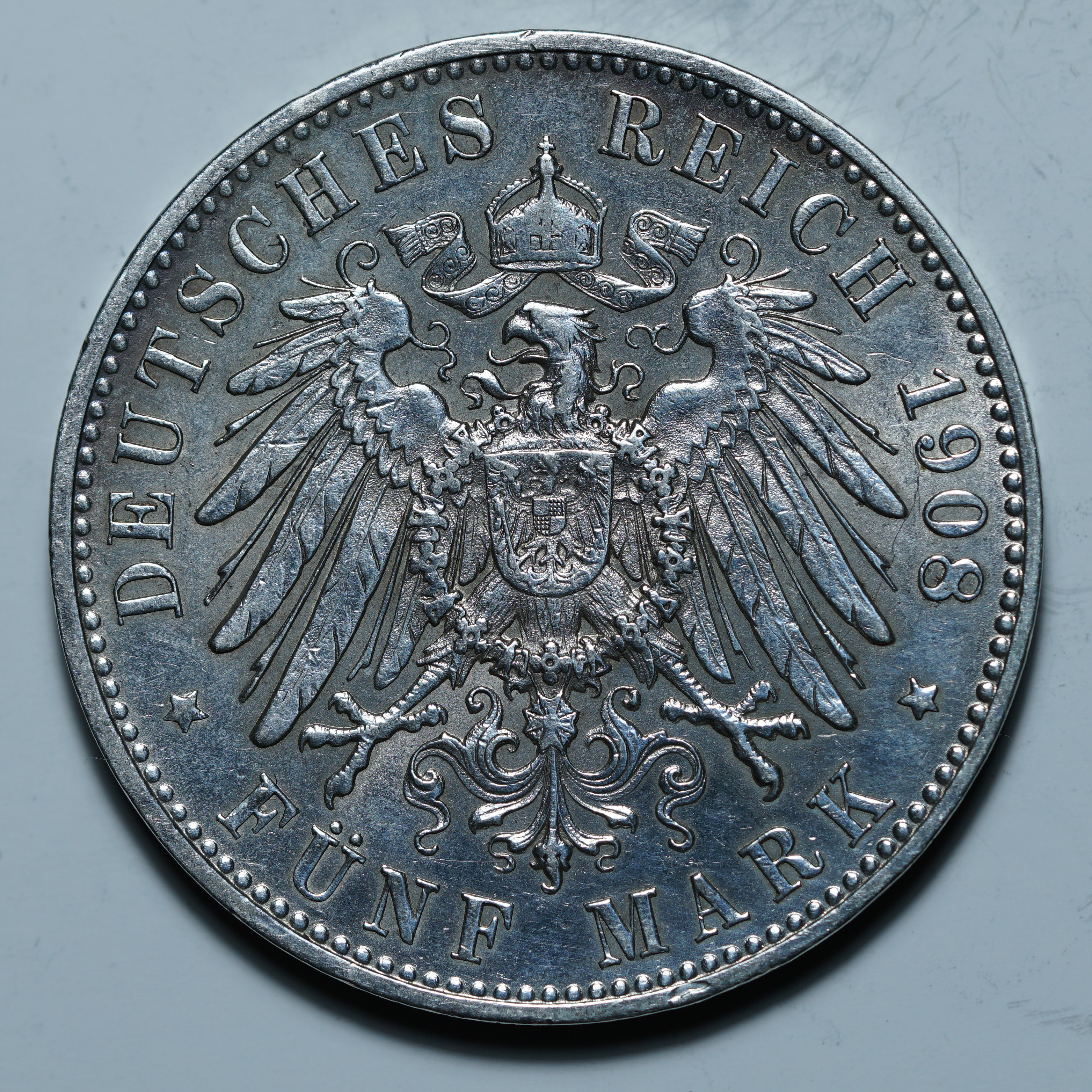 5 марок 1908 F
