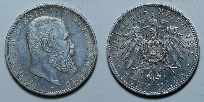 5 марок 1908 F
