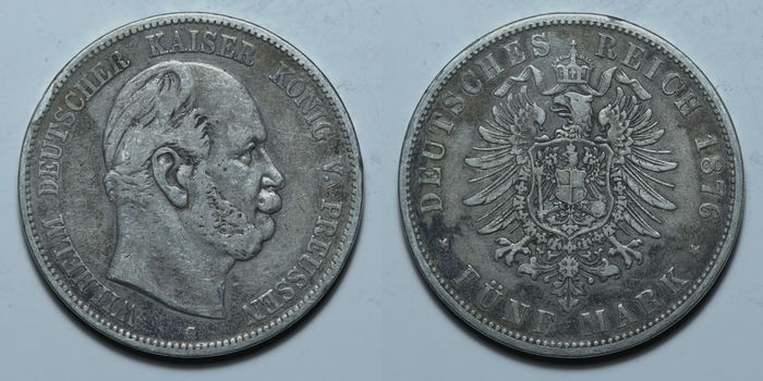 5 марок 1876 G