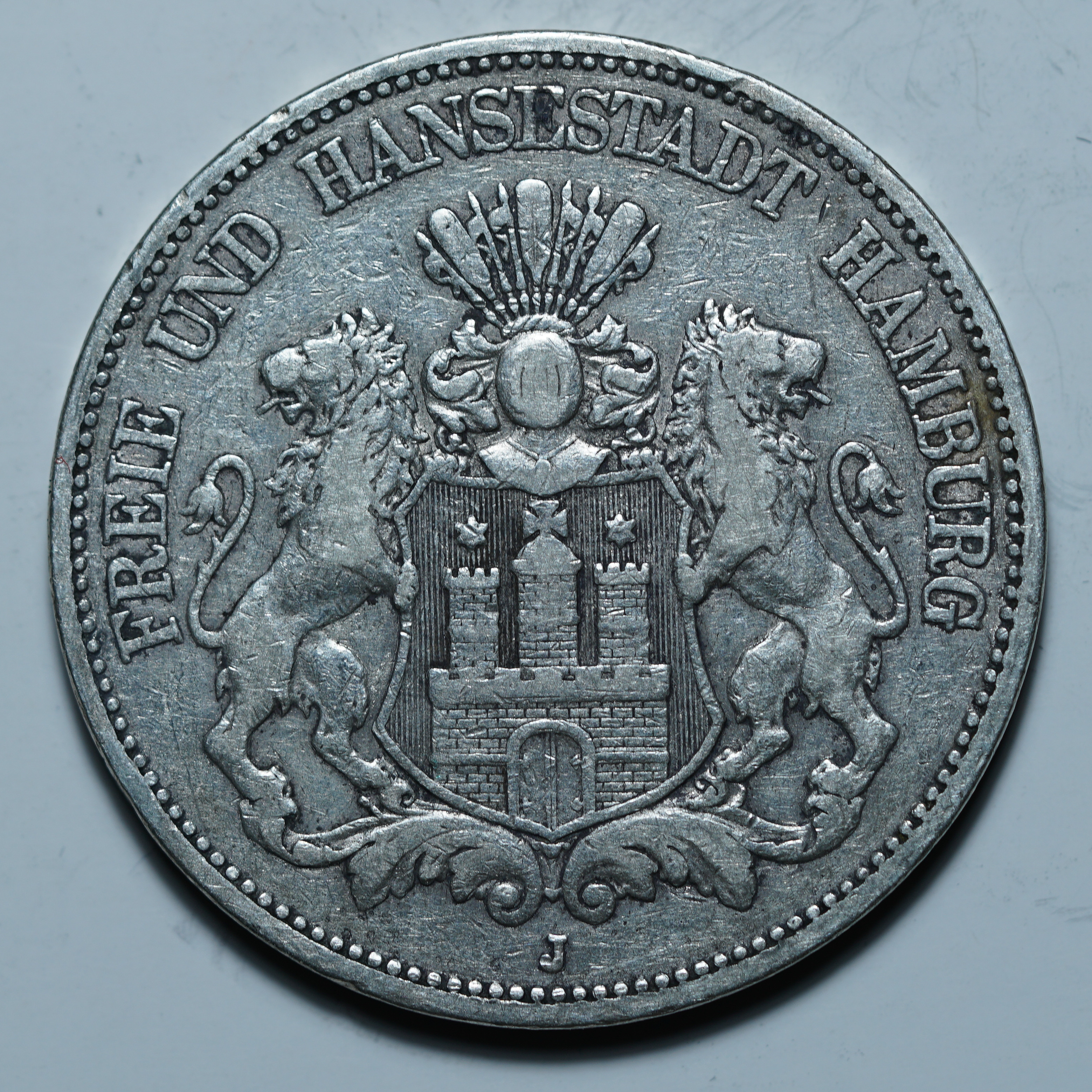 5 марок 1876 J
