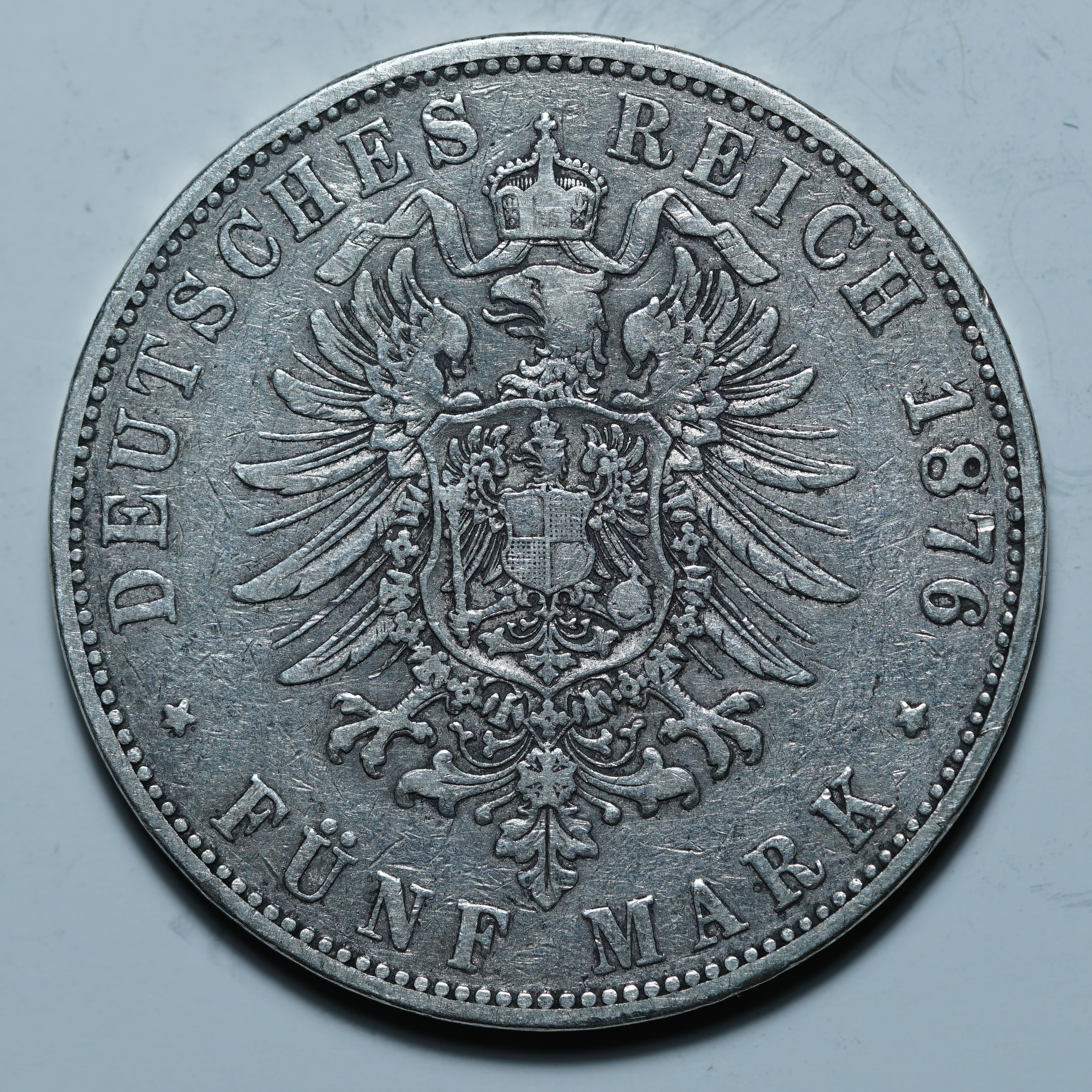 5 марок 1876 J
