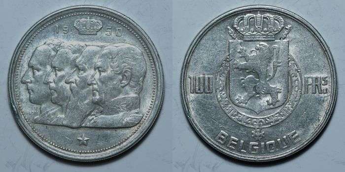 100 франков 1950