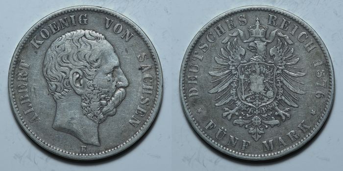 5 марок 1876 E