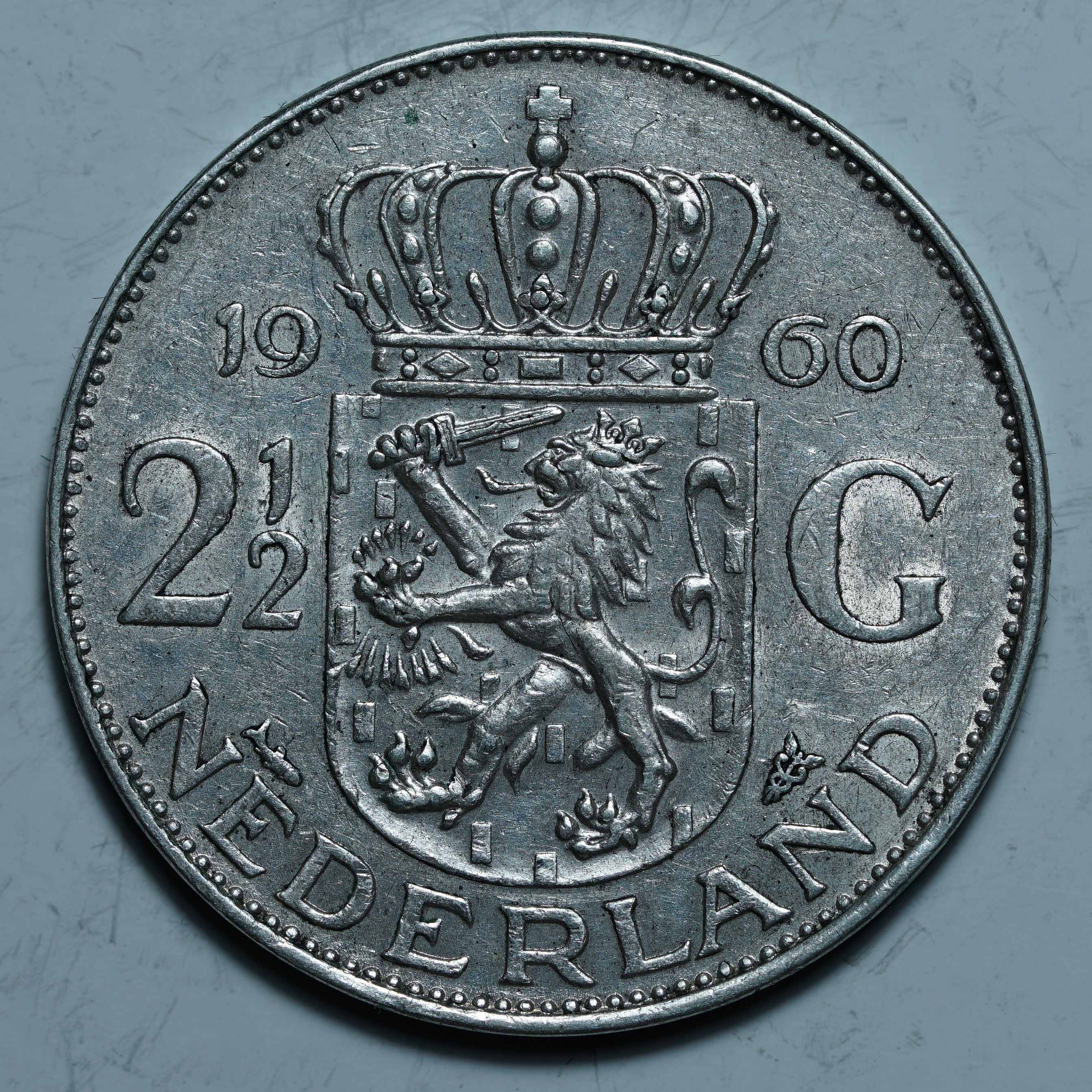 2.5 гульдена 1960