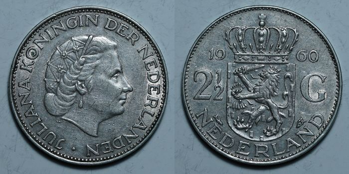 2.5 гульдена 1960
