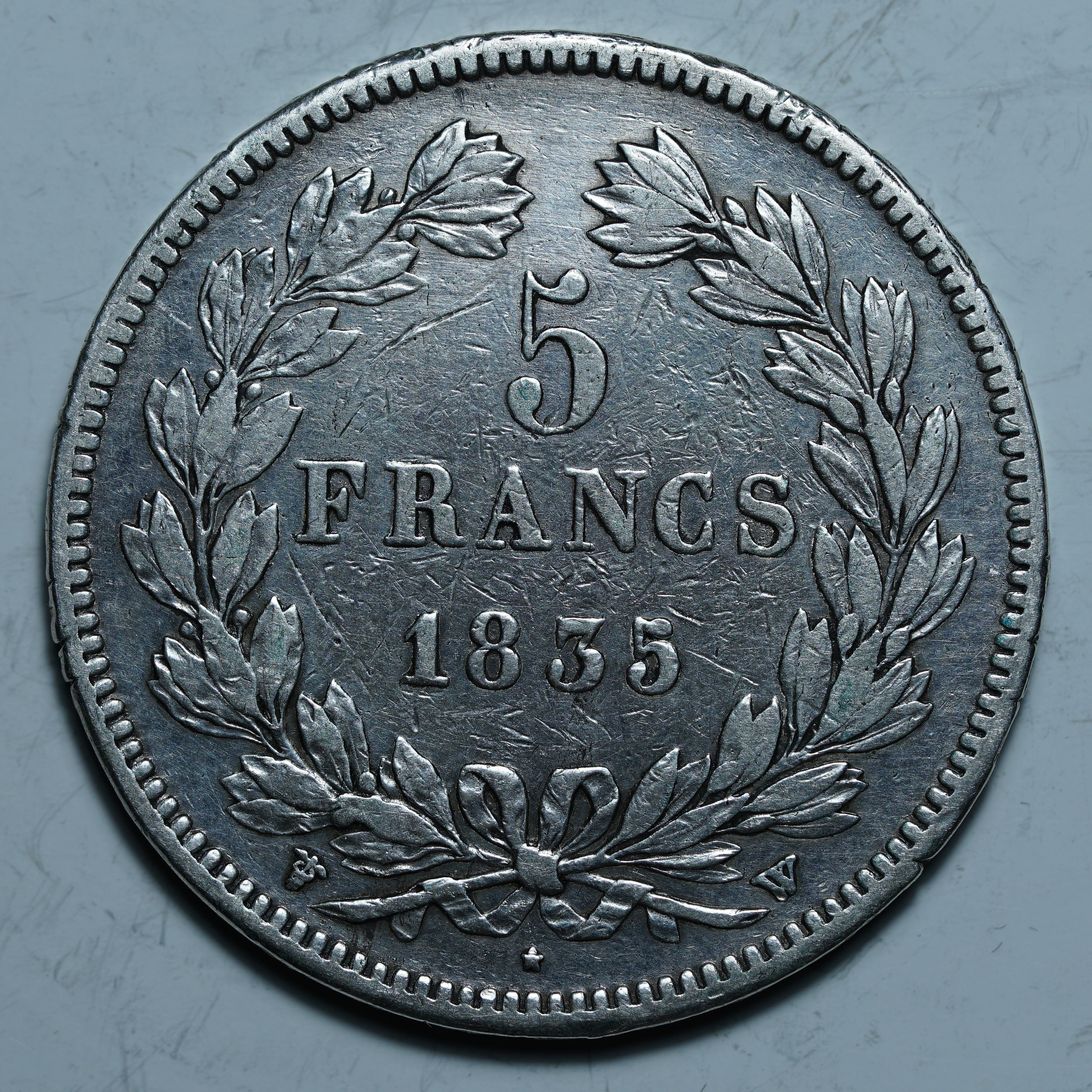 5 франков 1835 W