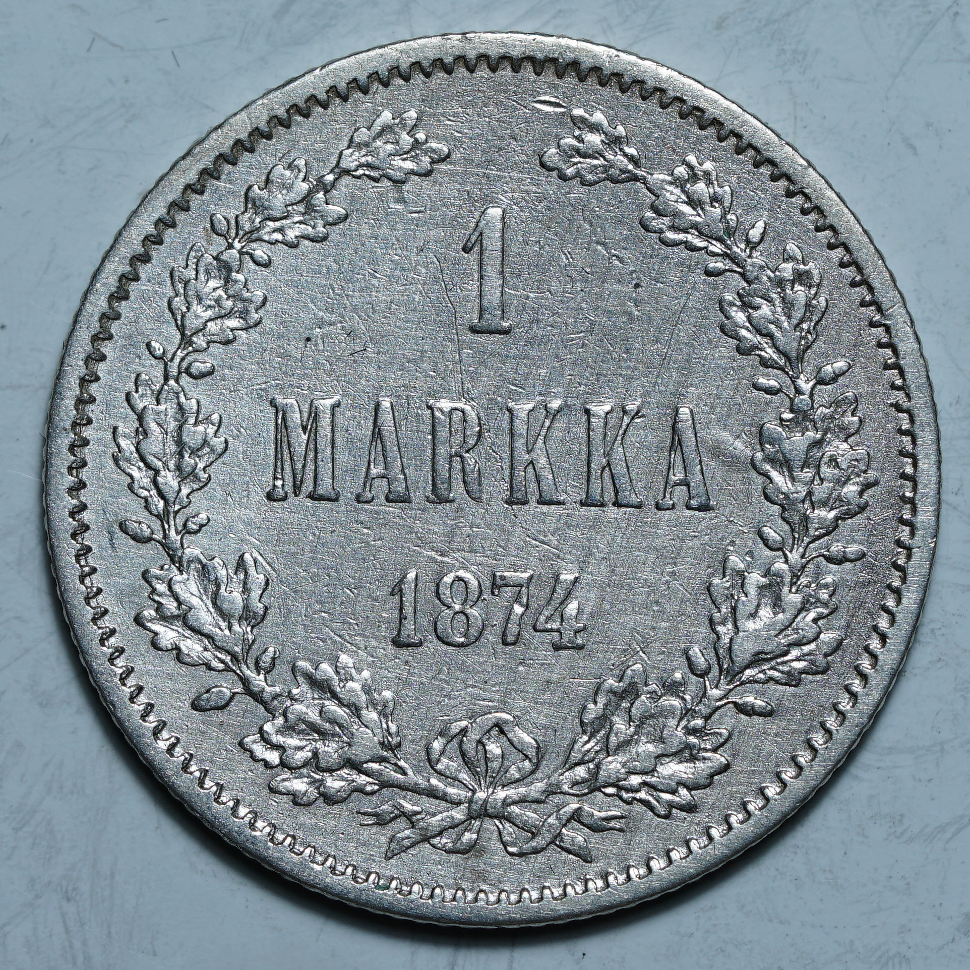1 марка 1874 S