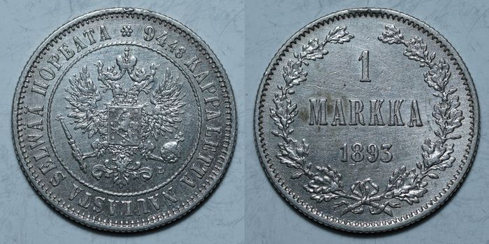 1 марка 1893 L