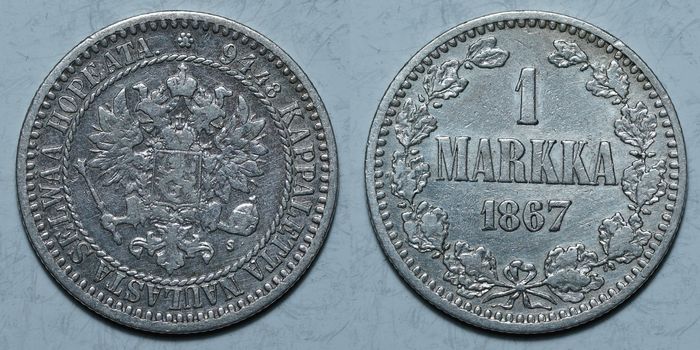 1 марка 1867 S