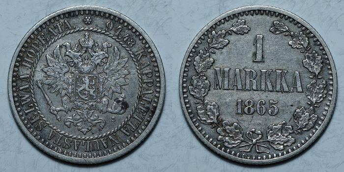 1 марка 1865 S