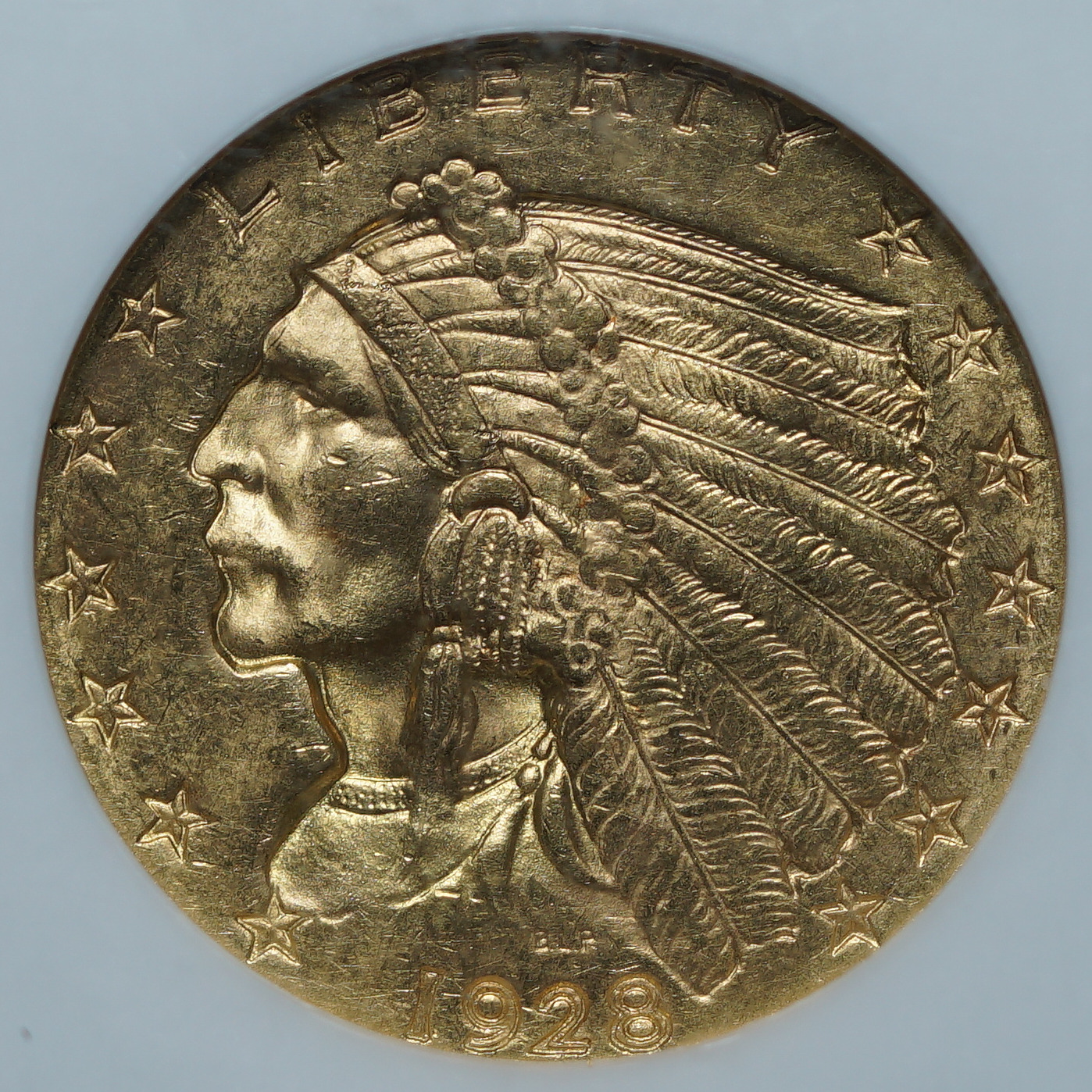 2½ доллара 1928 MS 63 NGC