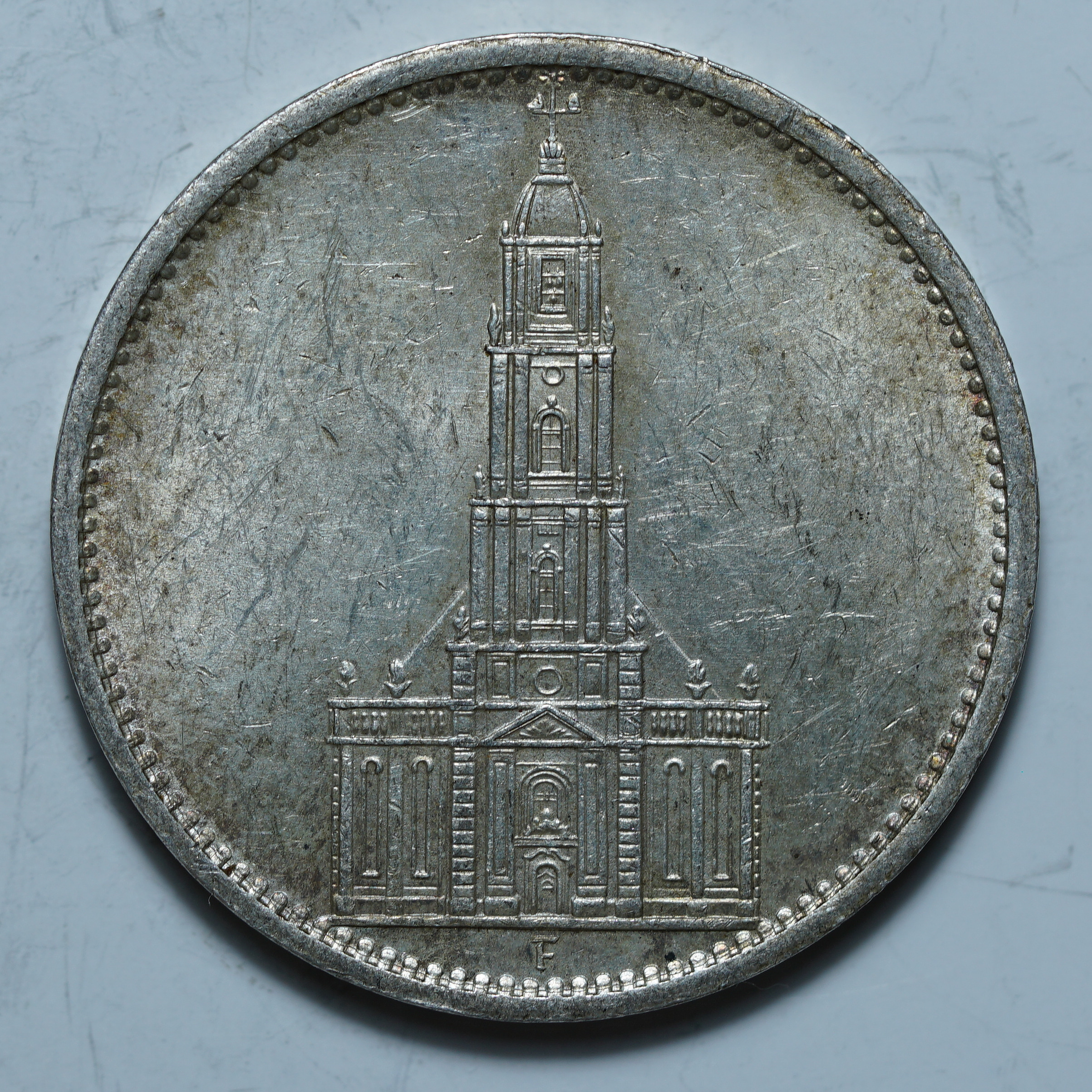 5 рейхсмарок 1934 F