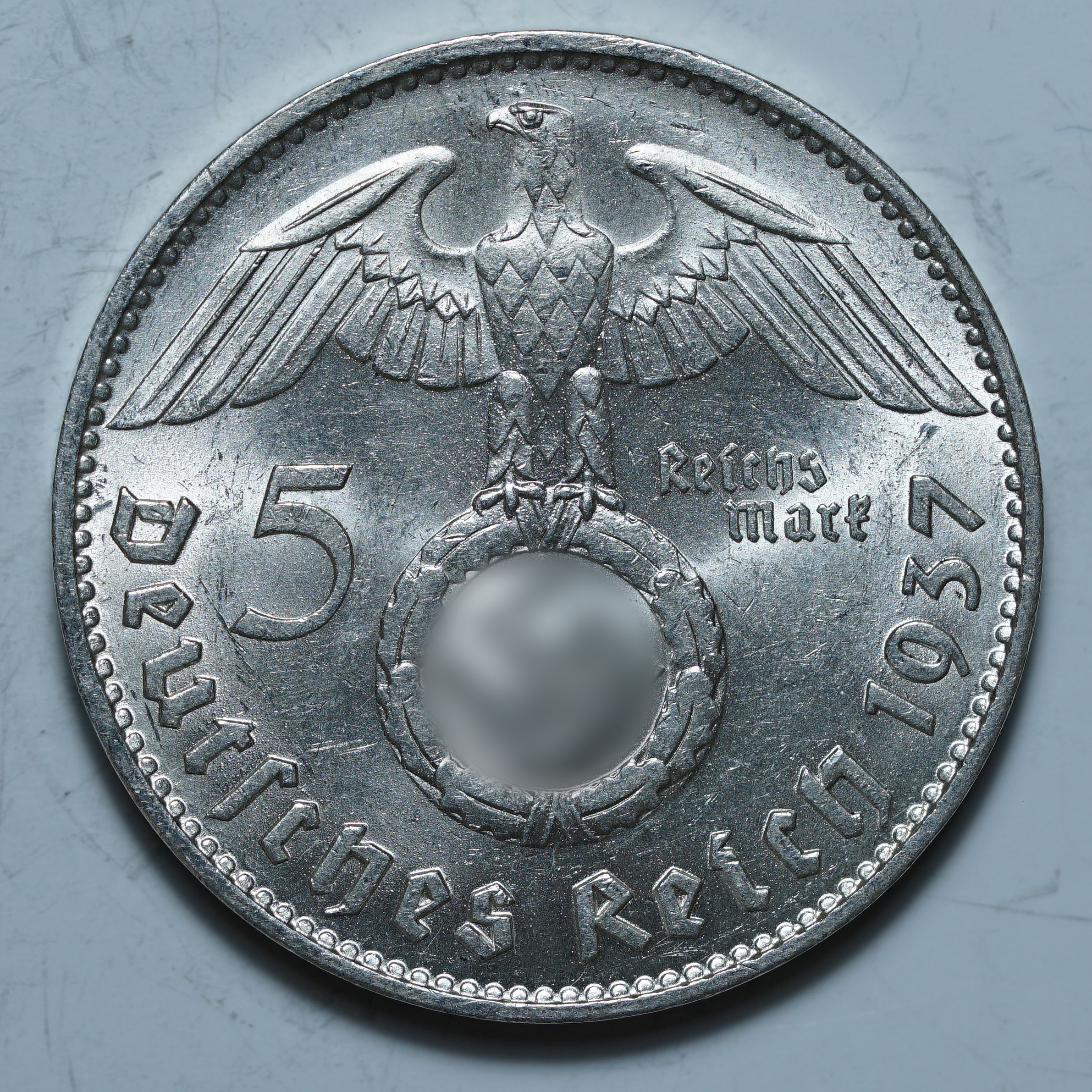 5 рейхсмарок 1937 J