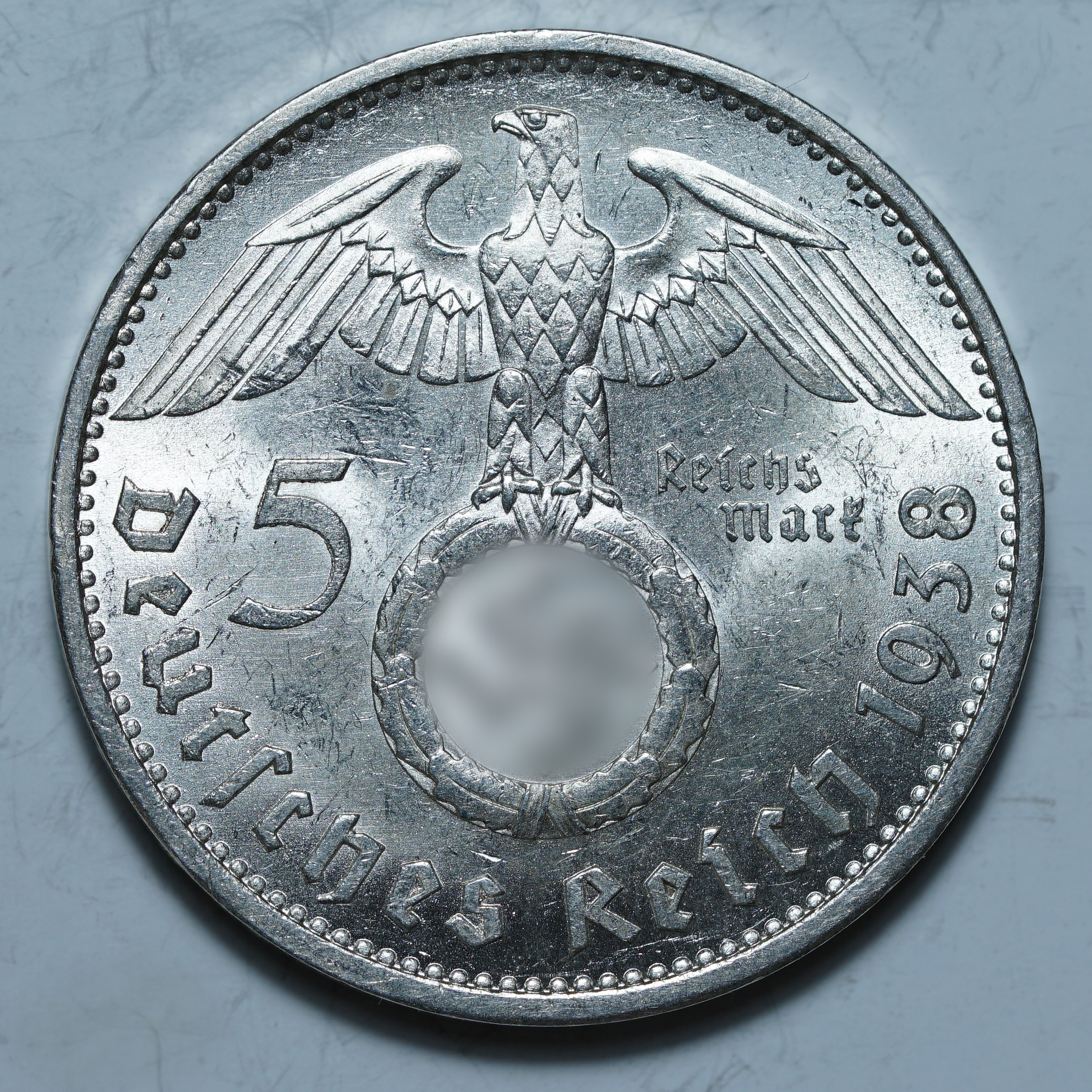 5 рейхсмарок 1938 A