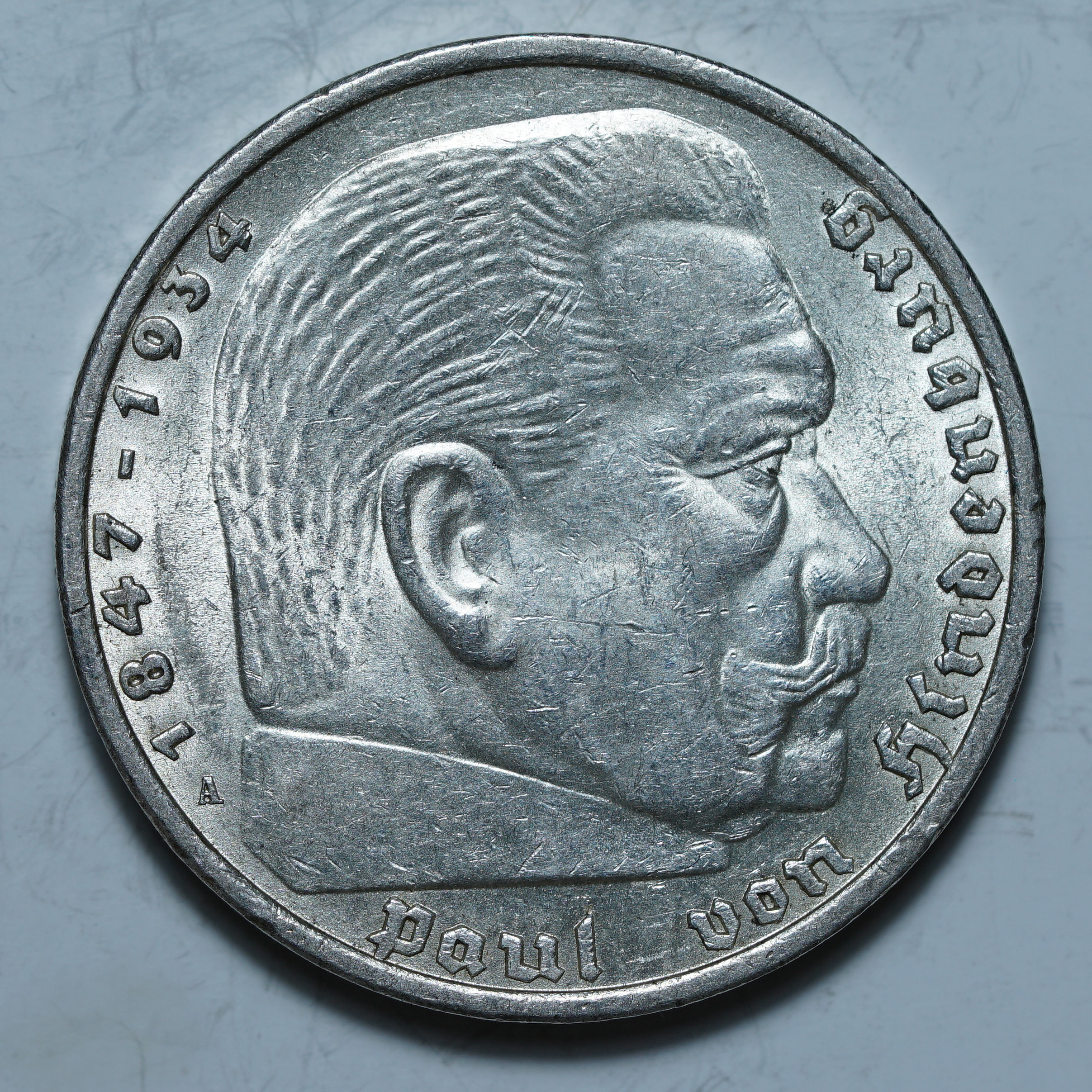 5 рейхсмарок 1936 A