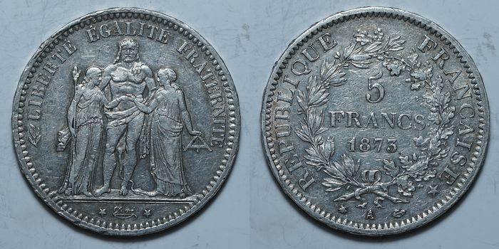 5 франков 1873