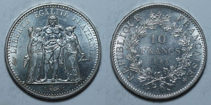 10 франков 1965