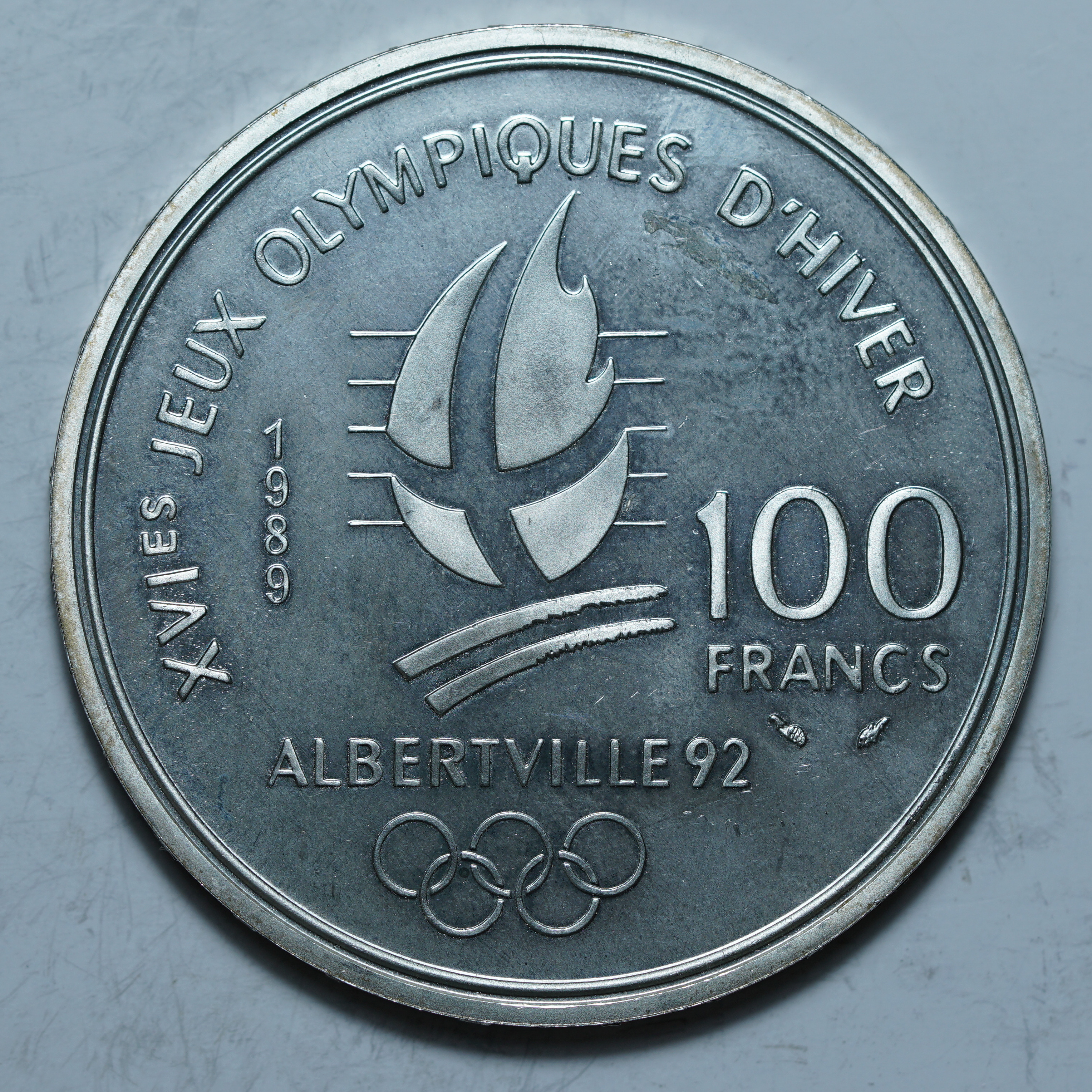 100 франков 1989