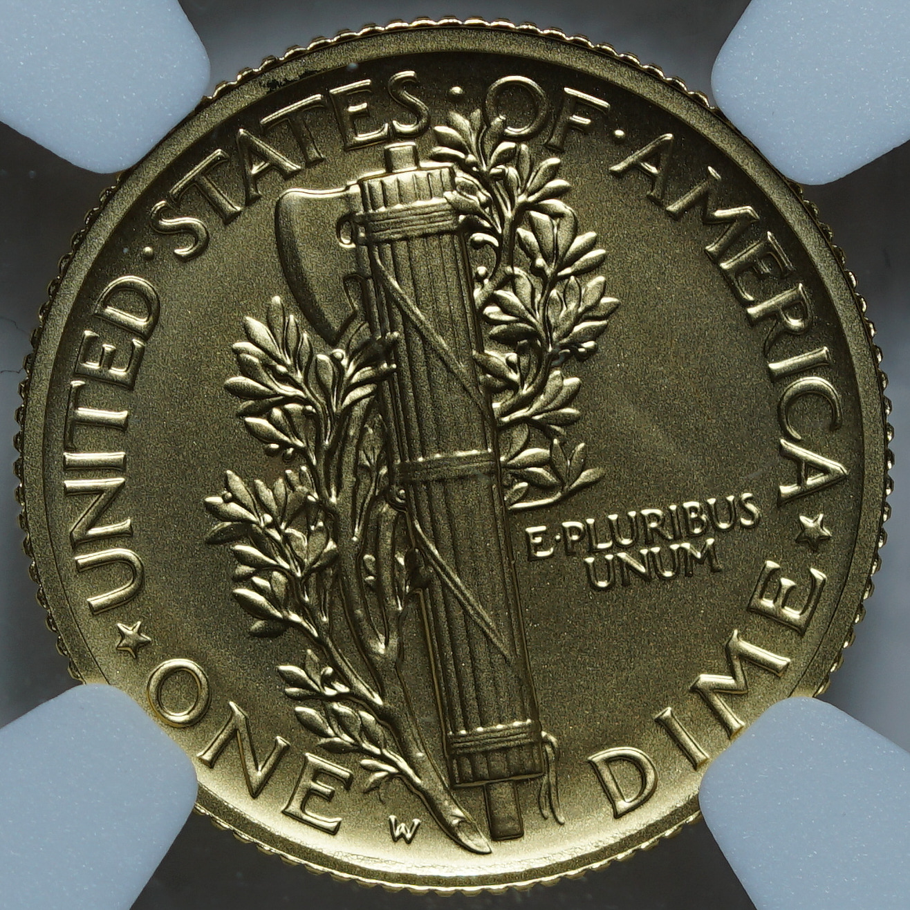 10 центов 2026 W SP 70 NGC