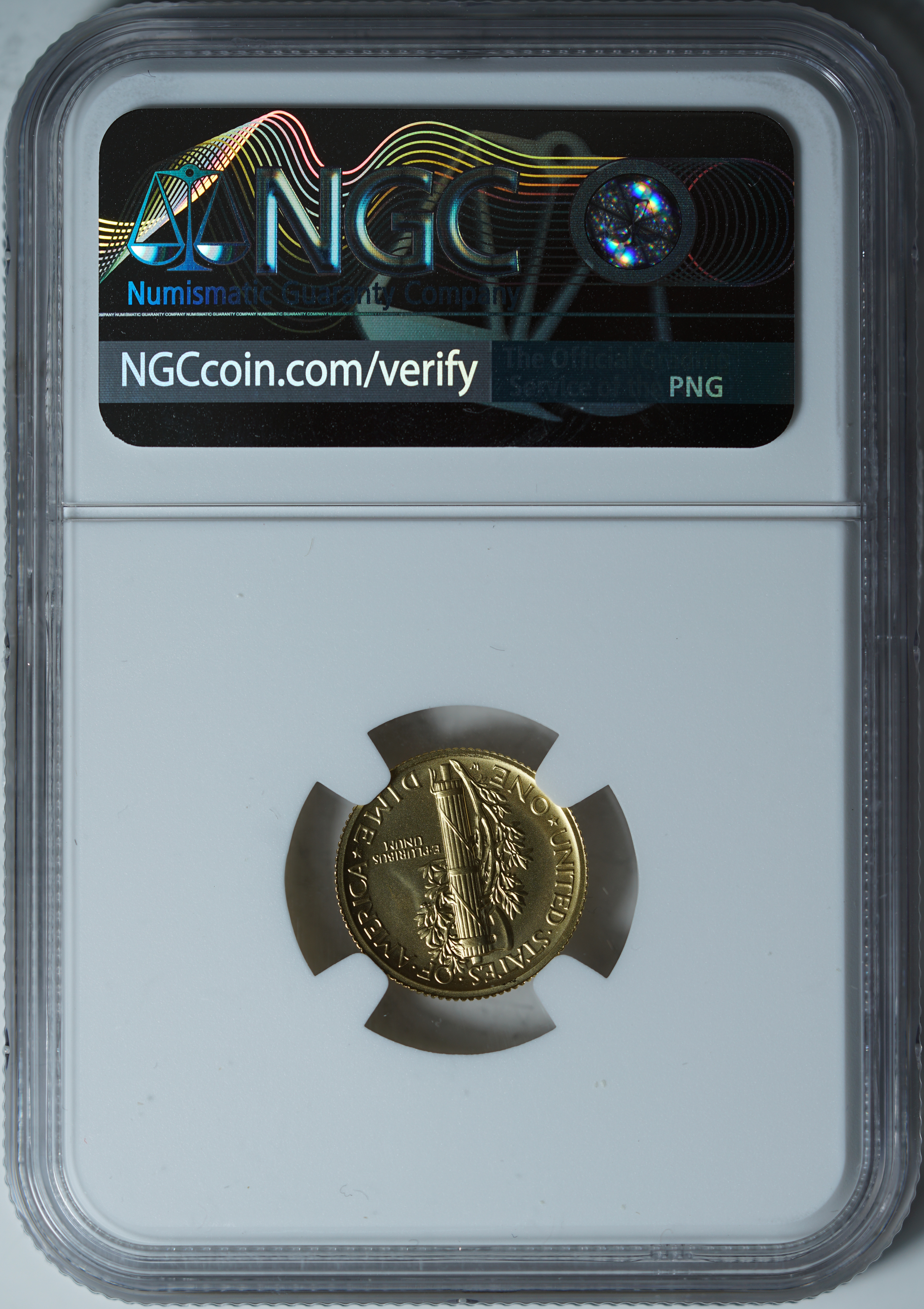10 центов 2026 W SP 70 NGC