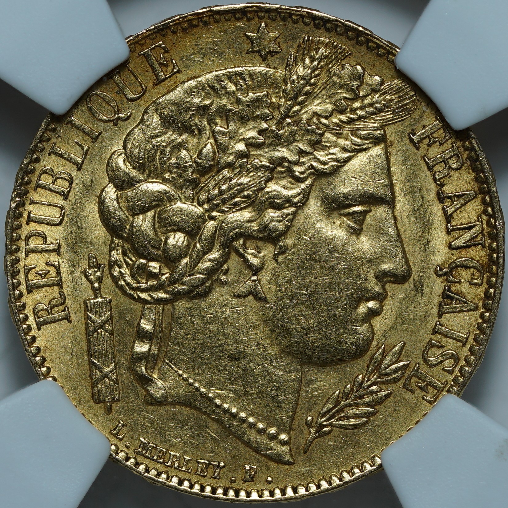20 франков 1850 A. AU58 NCG