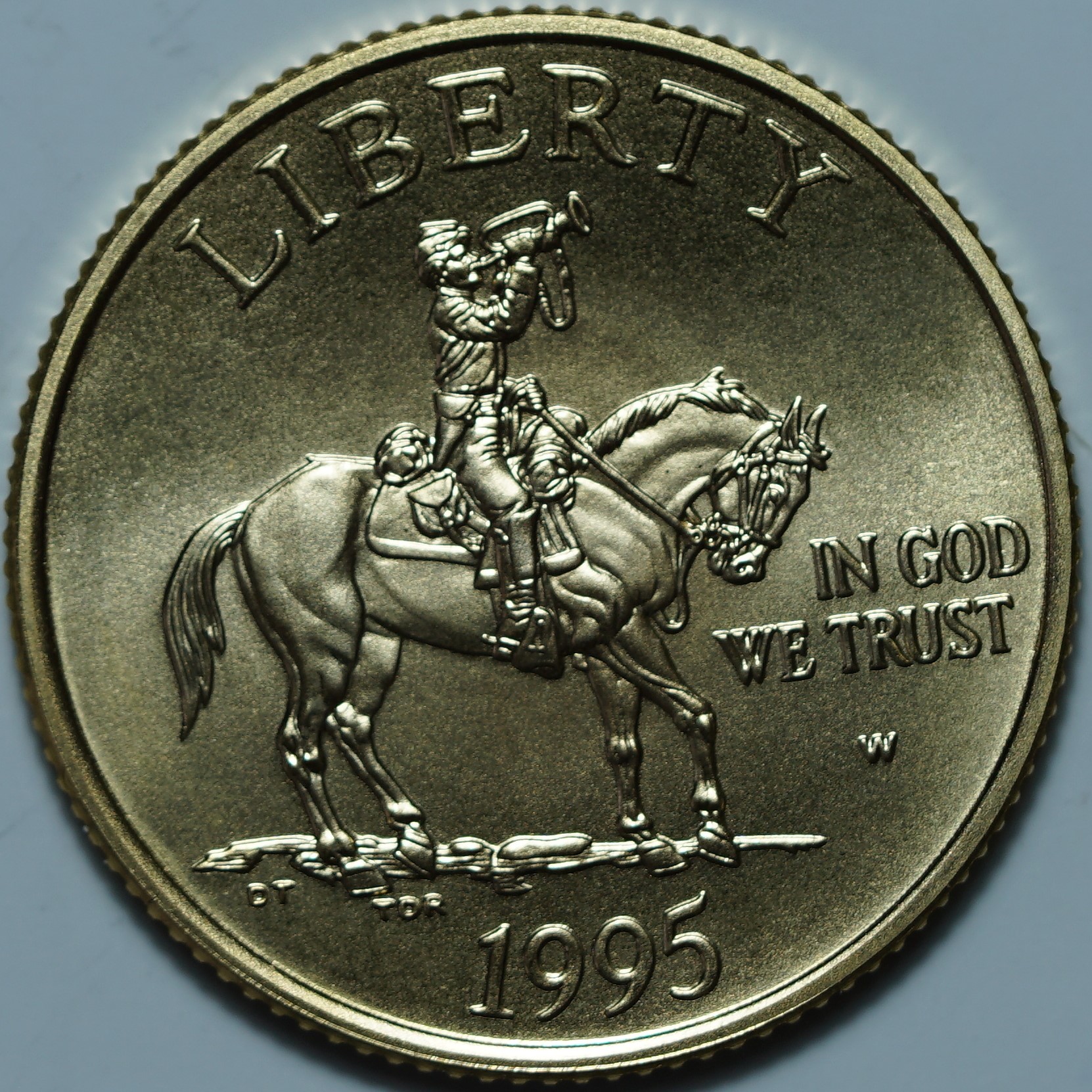 5 долларов 1995 W. США. Сражения гражданской войны