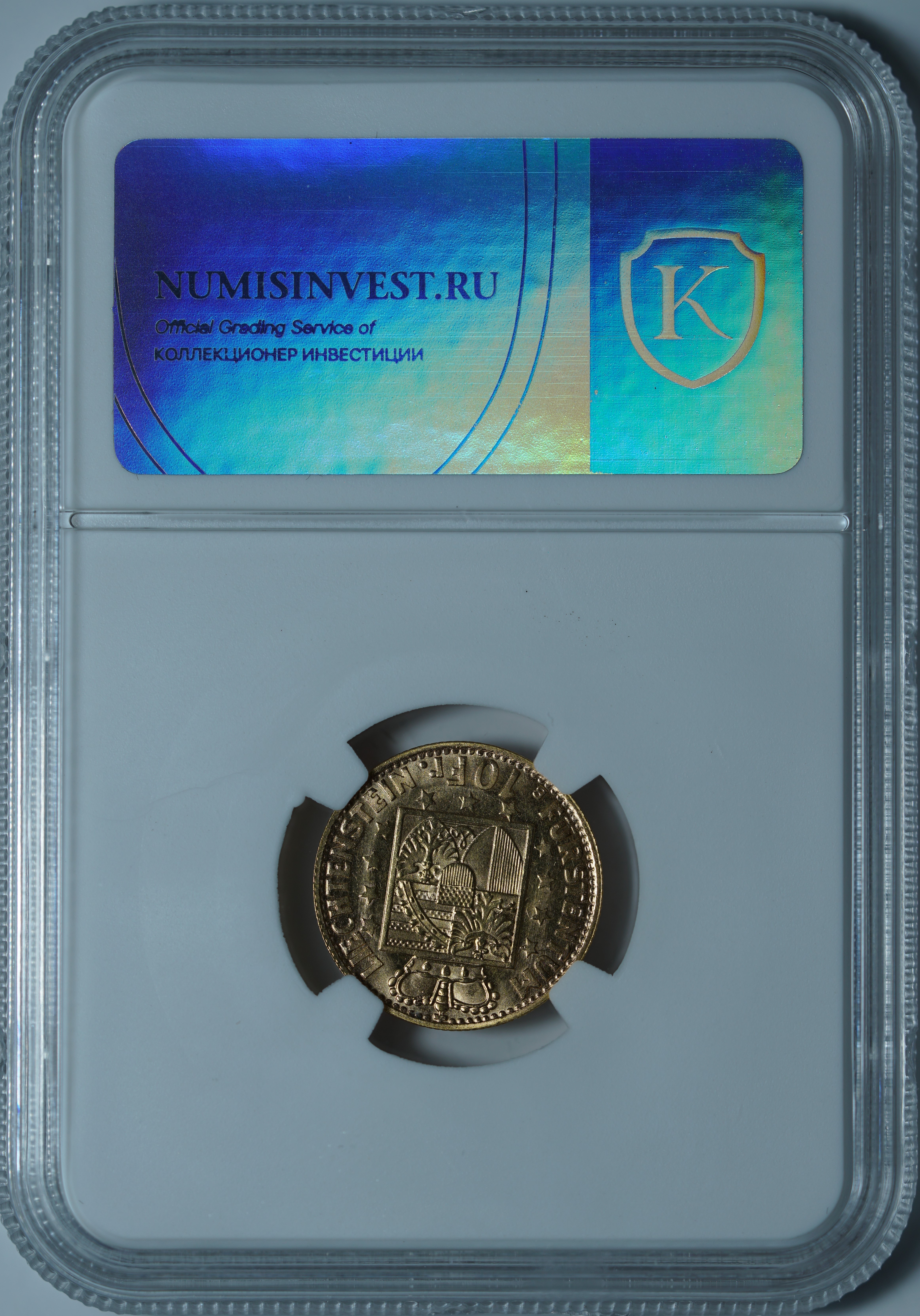 10 франков 1946 B. Лихтенштейн. Франц Иосиф II