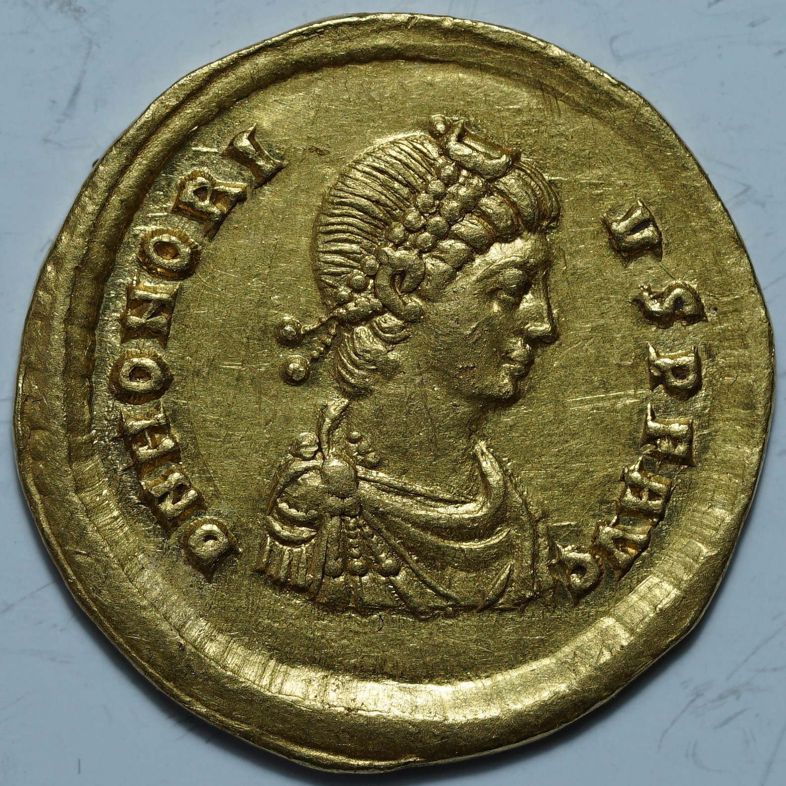 Солид 395-402. Гонорий. Римская империя