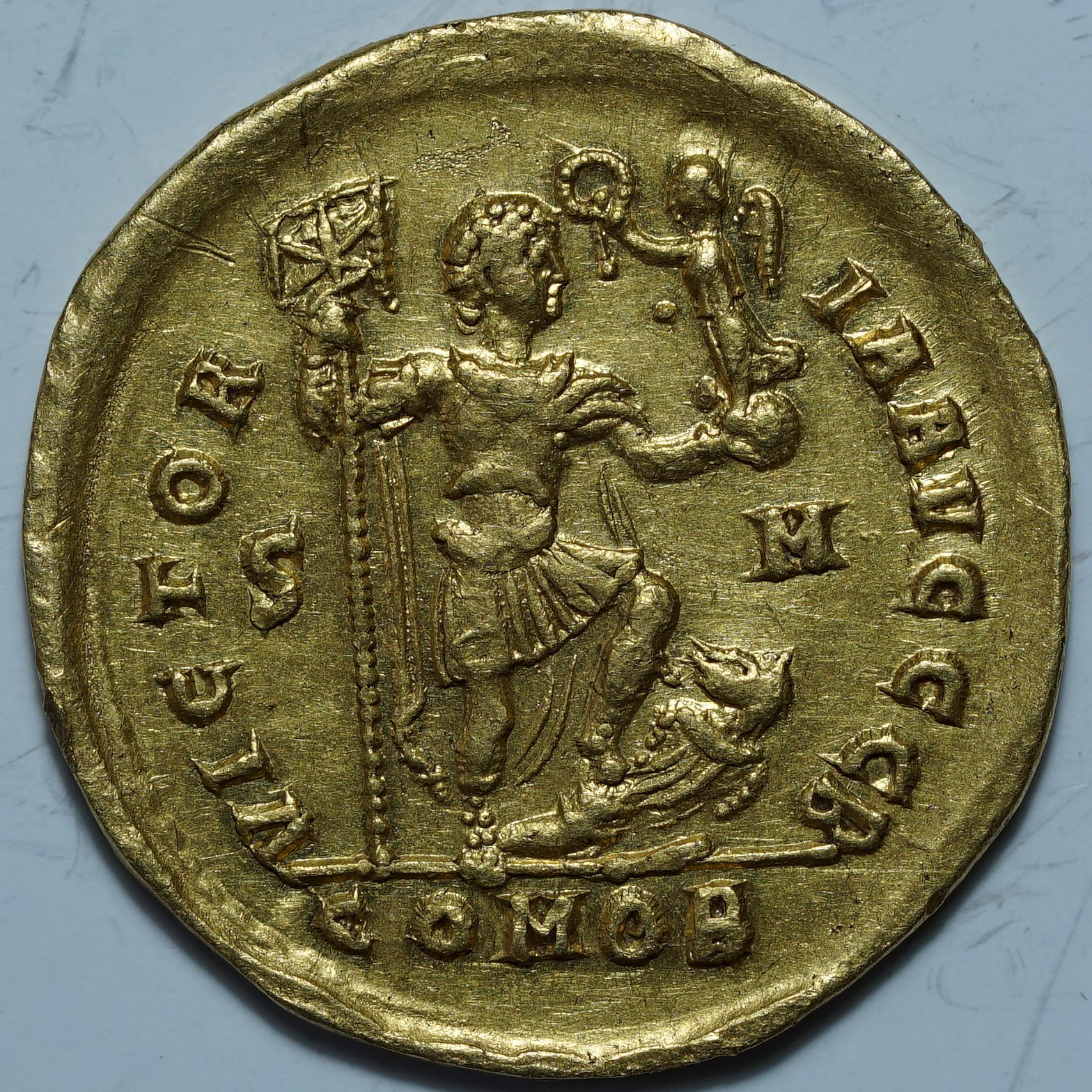 Солид 395-402. Гонорий. Римская империя