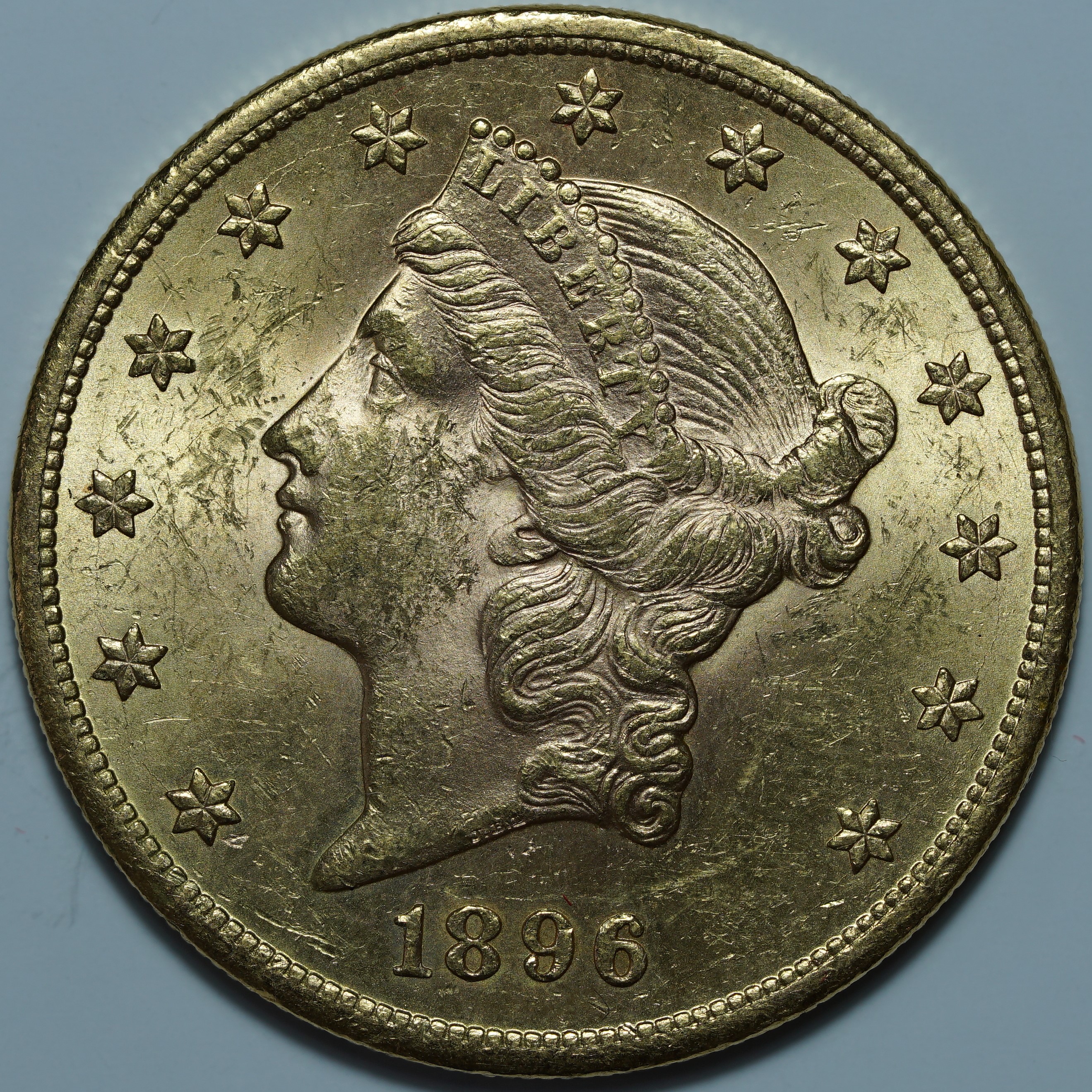20 долларов 1896. США