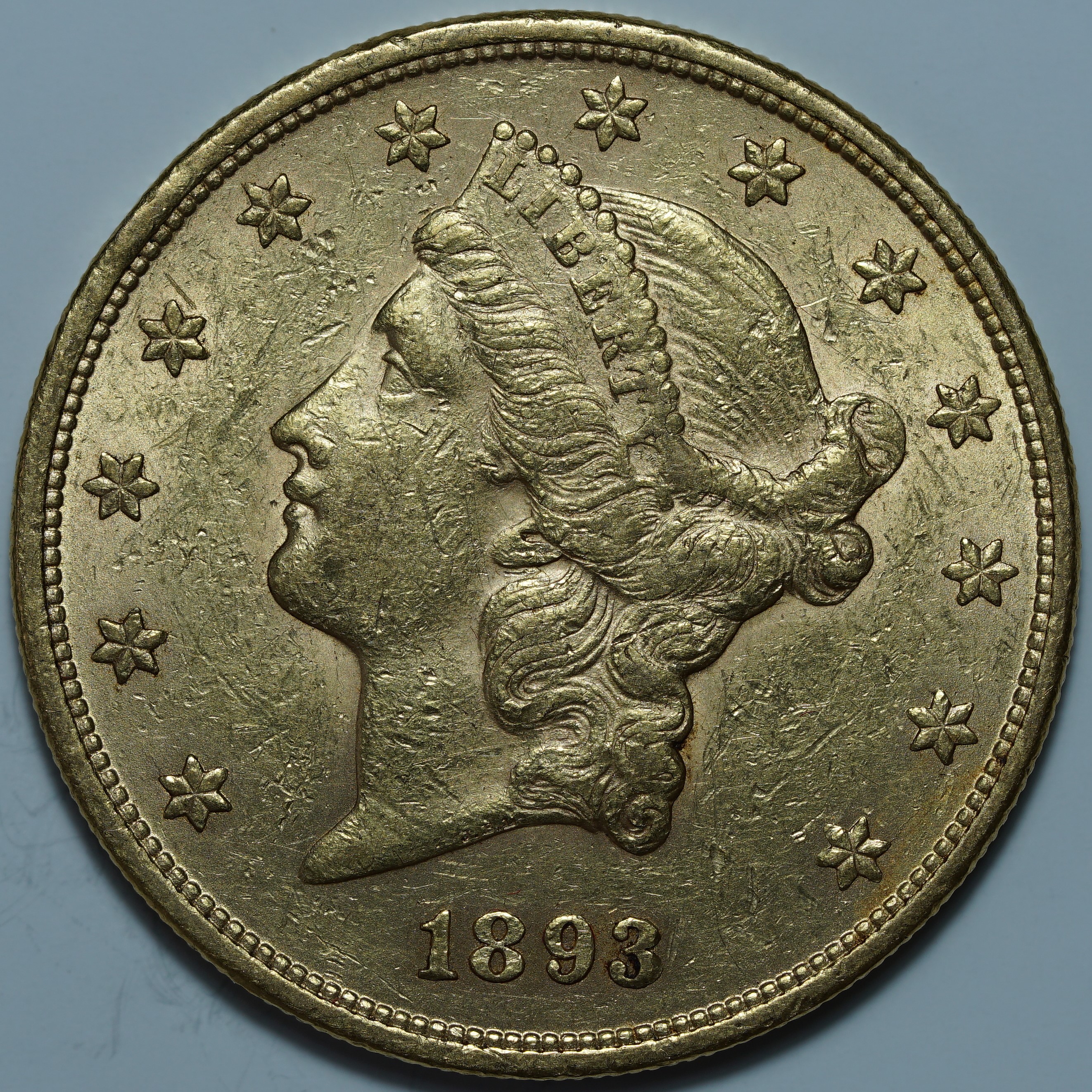 20 долларов 1893. США