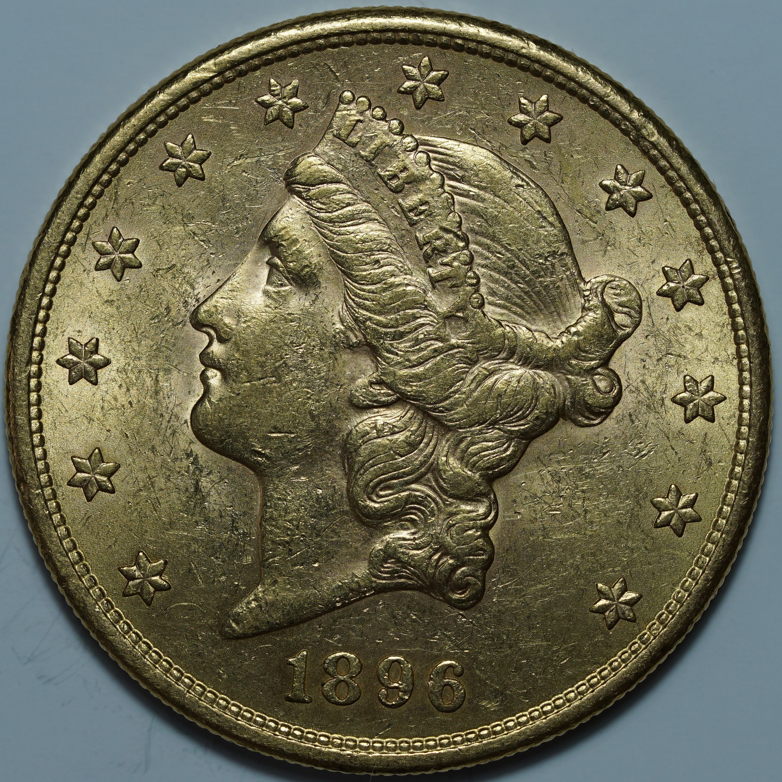20 долларов 1896 S. США
