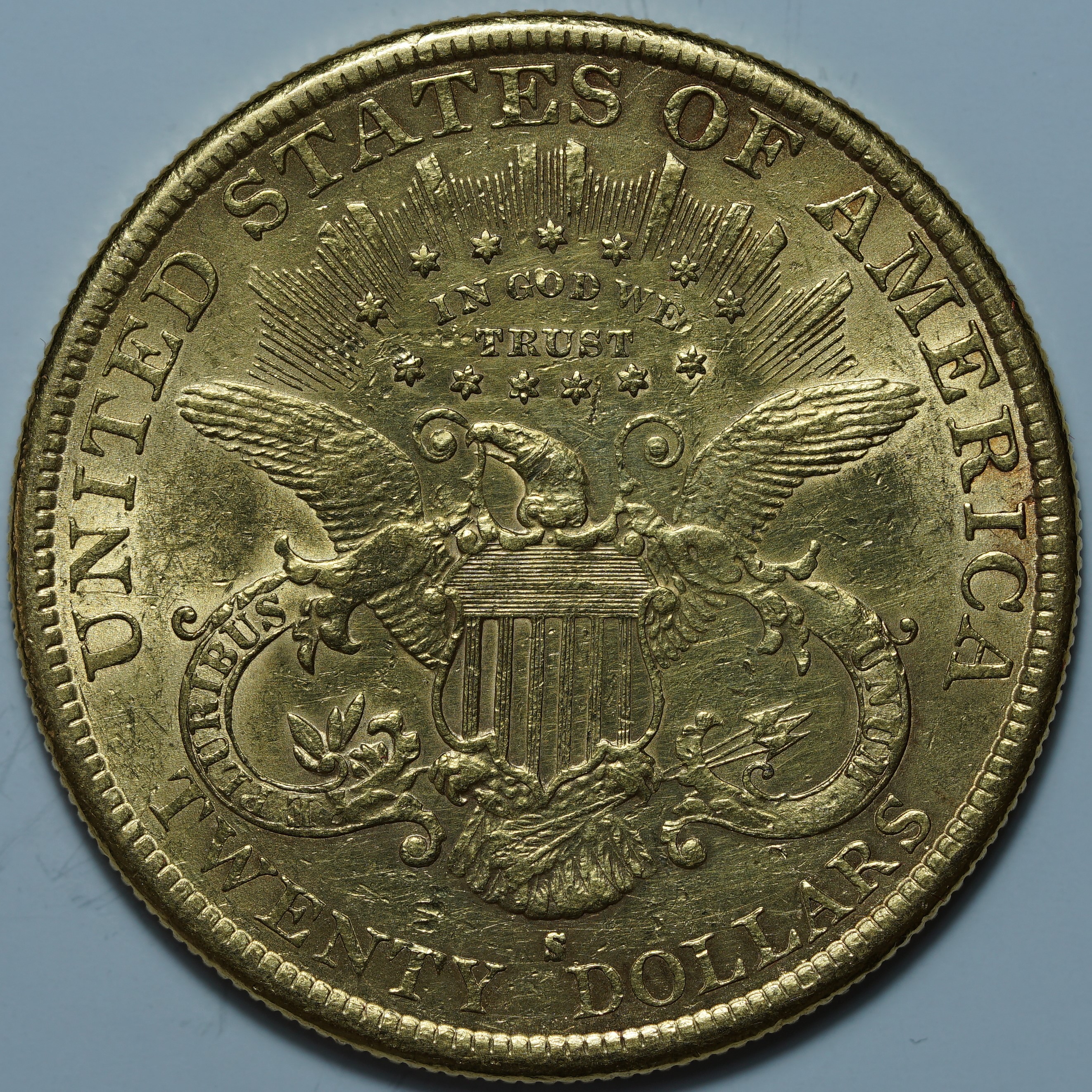 20 долларов 1896 S. США