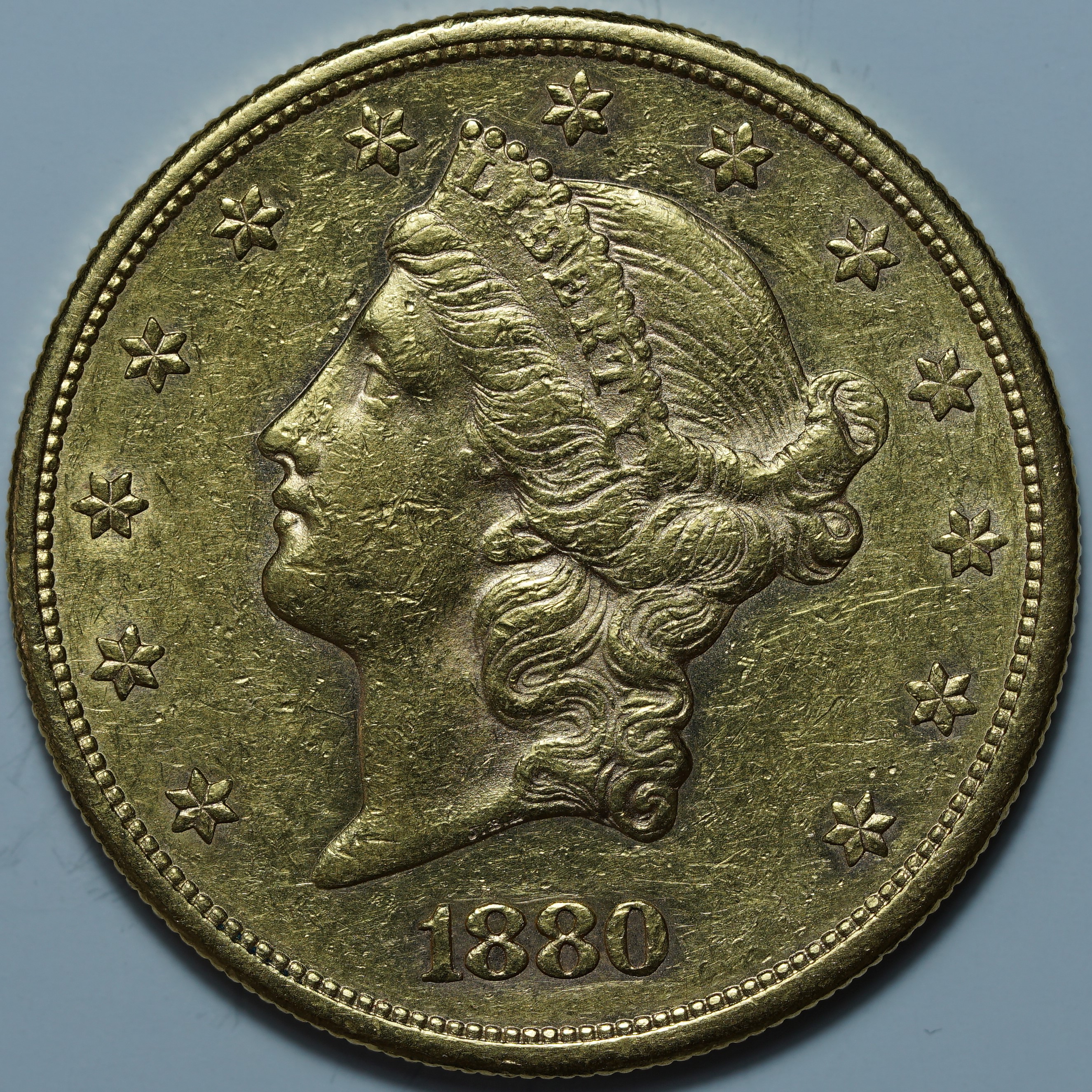 20 долларов 1880 S. США