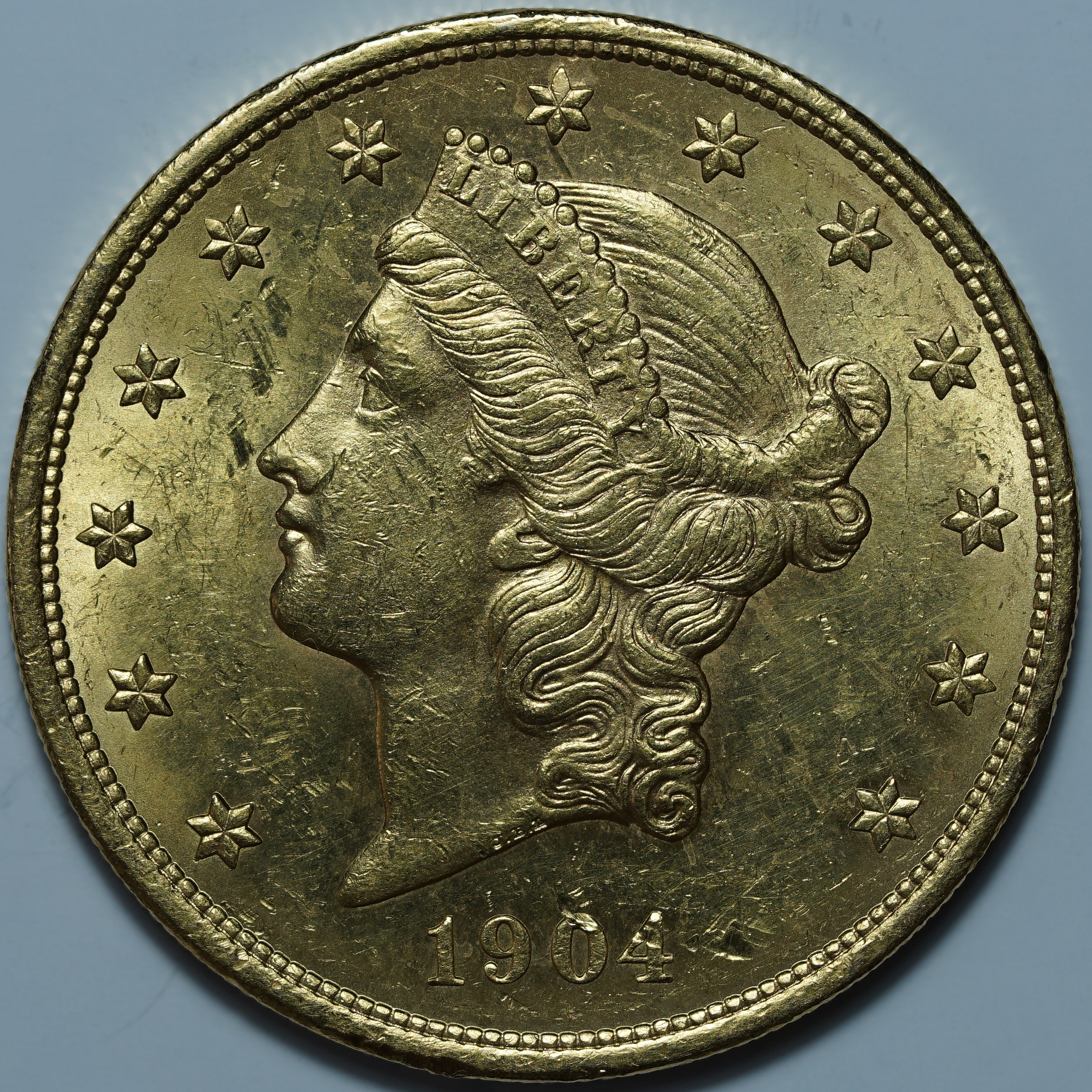 20 долларов 1904. США