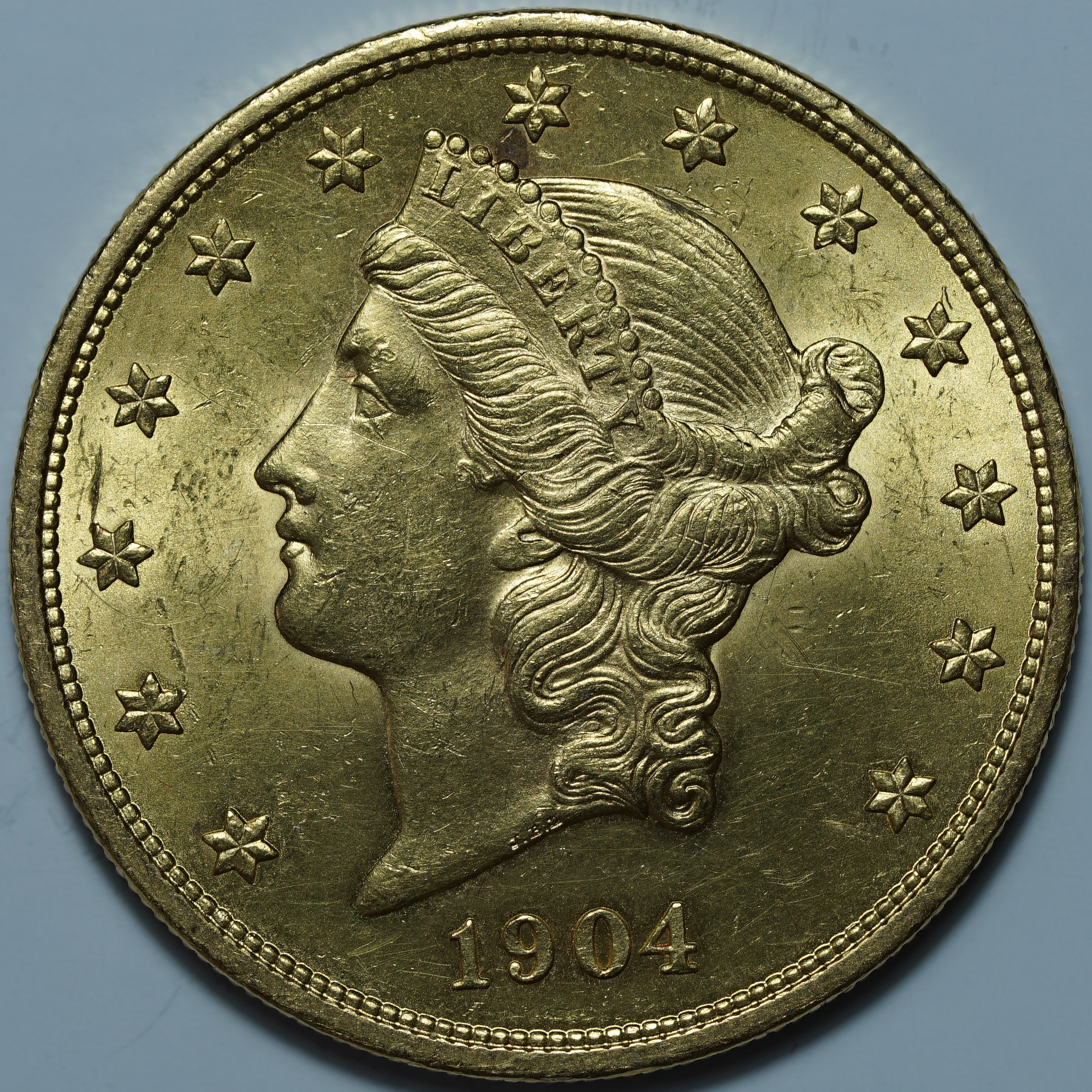 20 долларов 1904. США