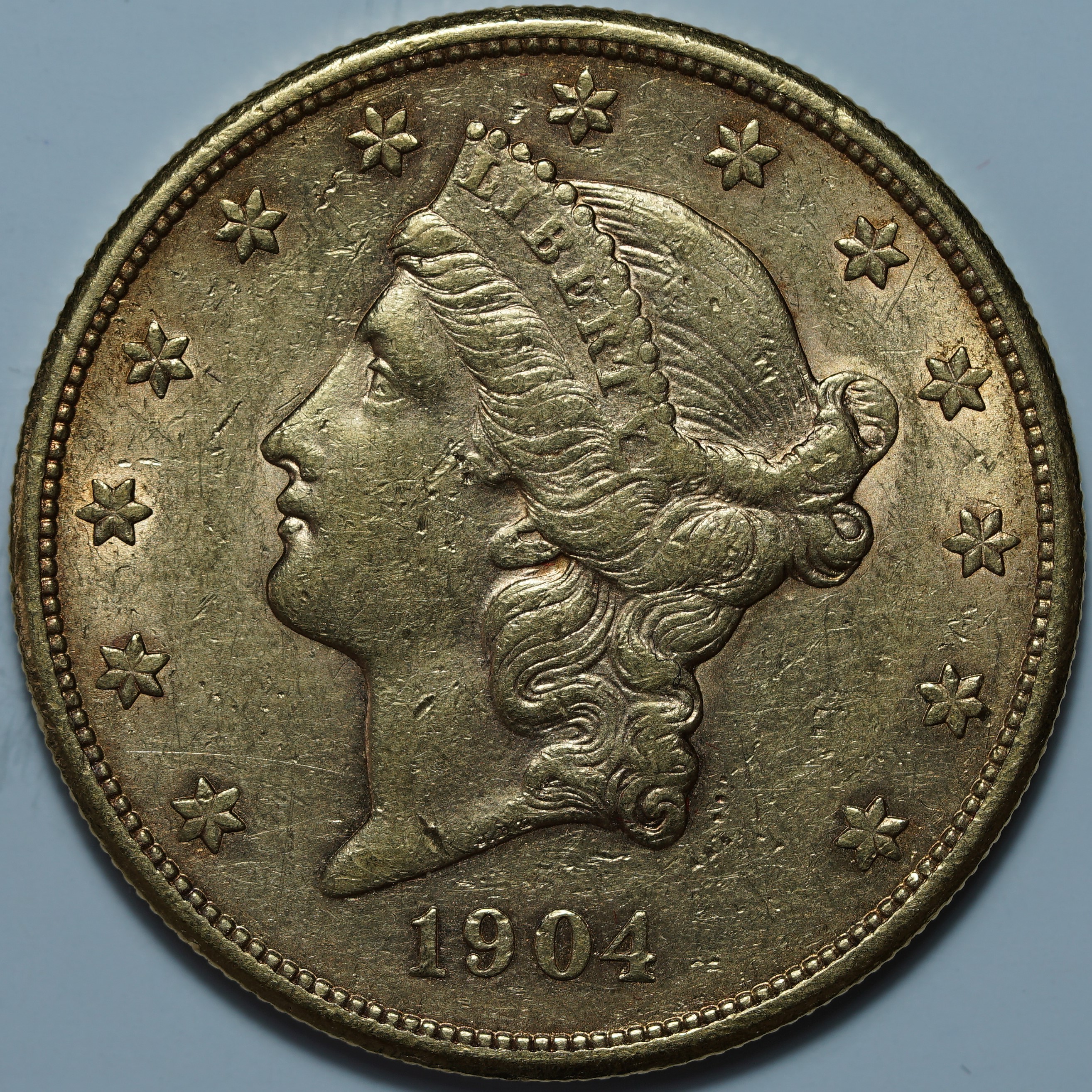20 долларов 1904 S. США