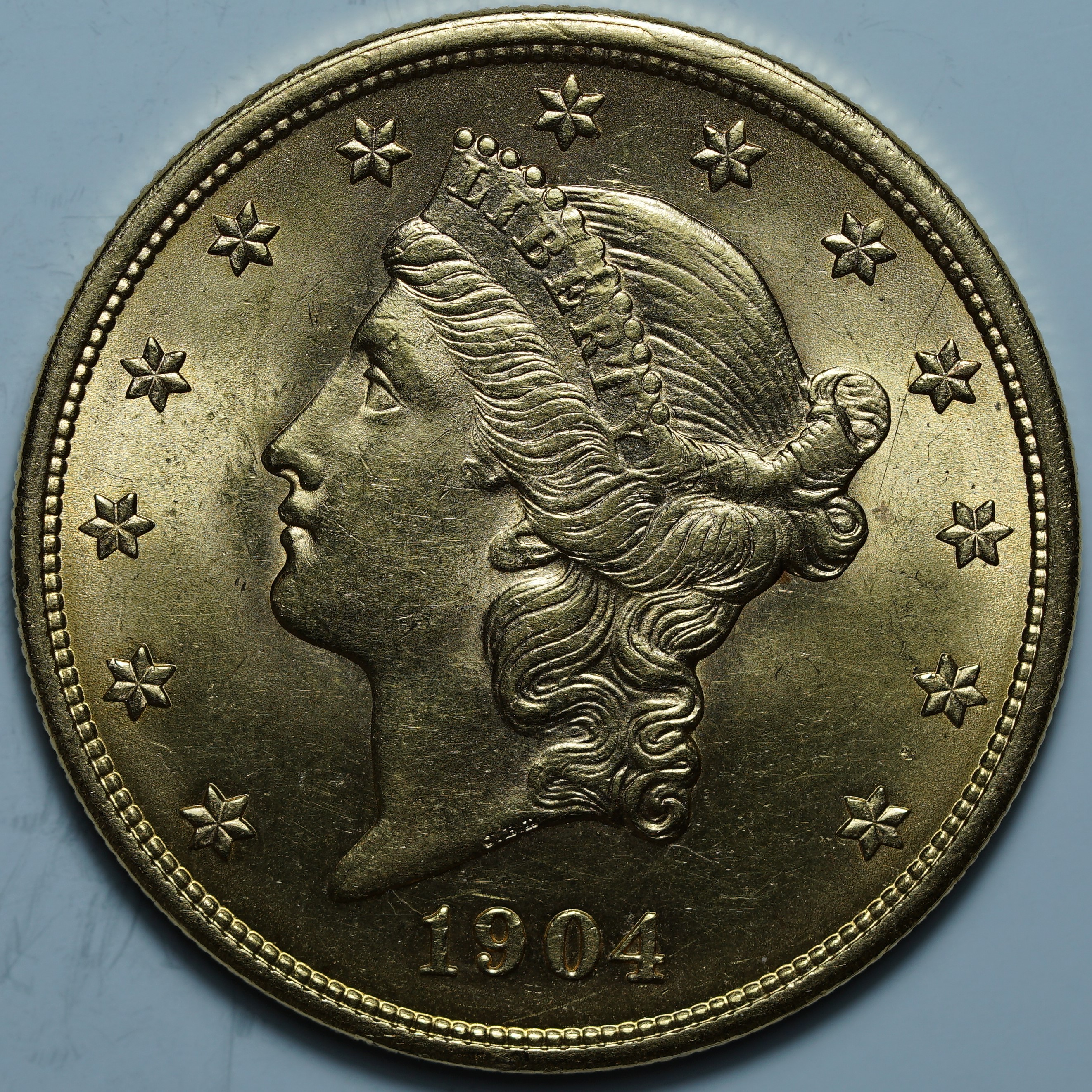 20 долларов 1904. США