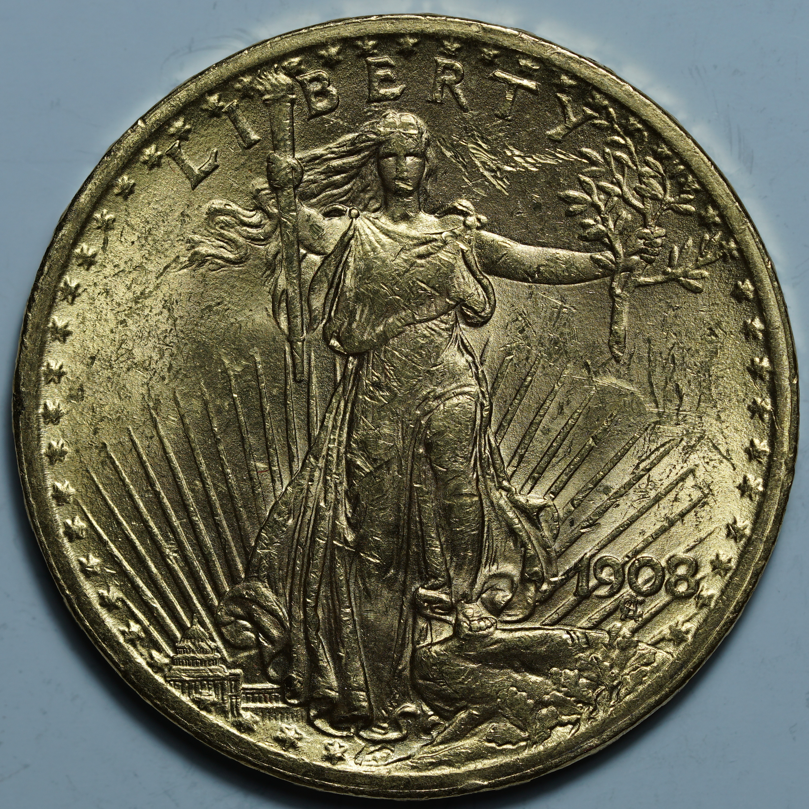 20 долларов 1908. США